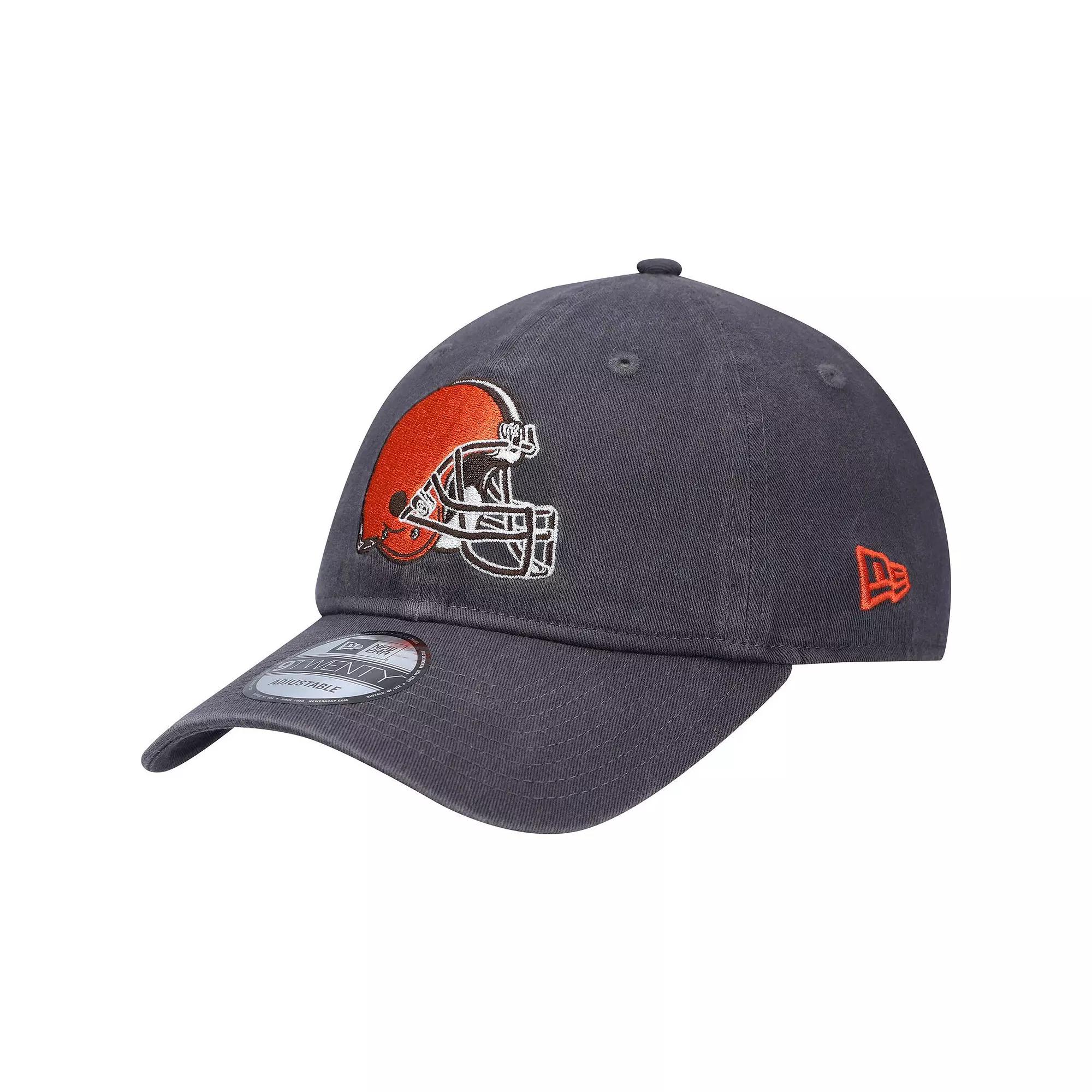 Men's New Era Graphite Cleveland Browns Icon Core Classic 2.0 9TWENTY Adjustable Hat, Dark G Product Image