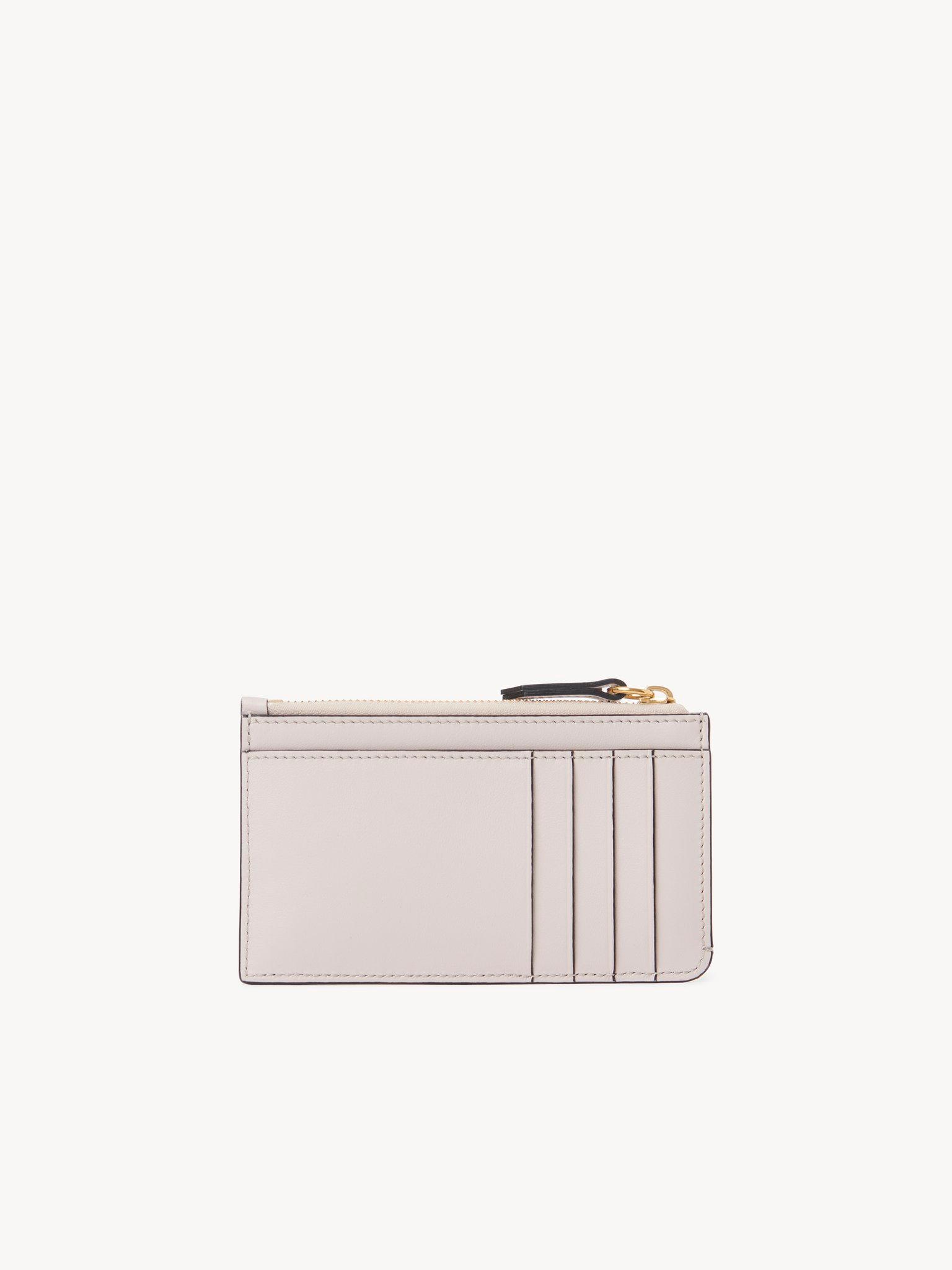 Small Chloé Iconic purse with card slots in grained leather Product Image