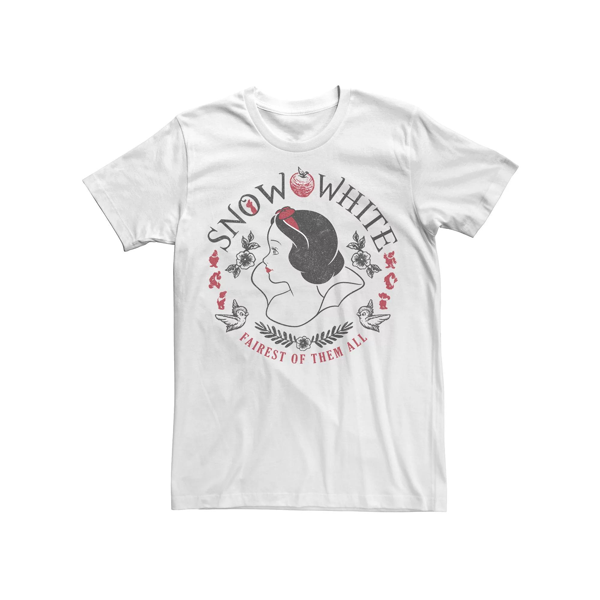 Disney's Snow White Men's Fairest Of Them All Profile Tee,  Product Image