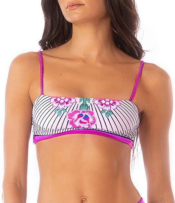 Maaji Splendour Cerise Bouquet High Leg Swim Bottom Product Image