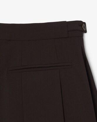 Runway Pleated Wool Bermuda Shorts Product Image