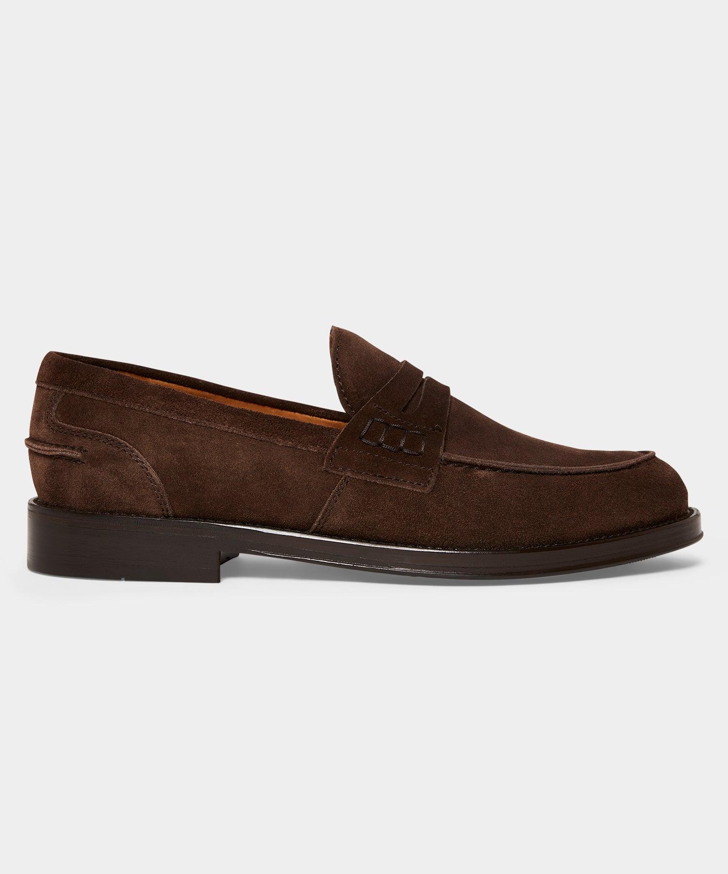 Italian Suede Penny Loafer Product Image