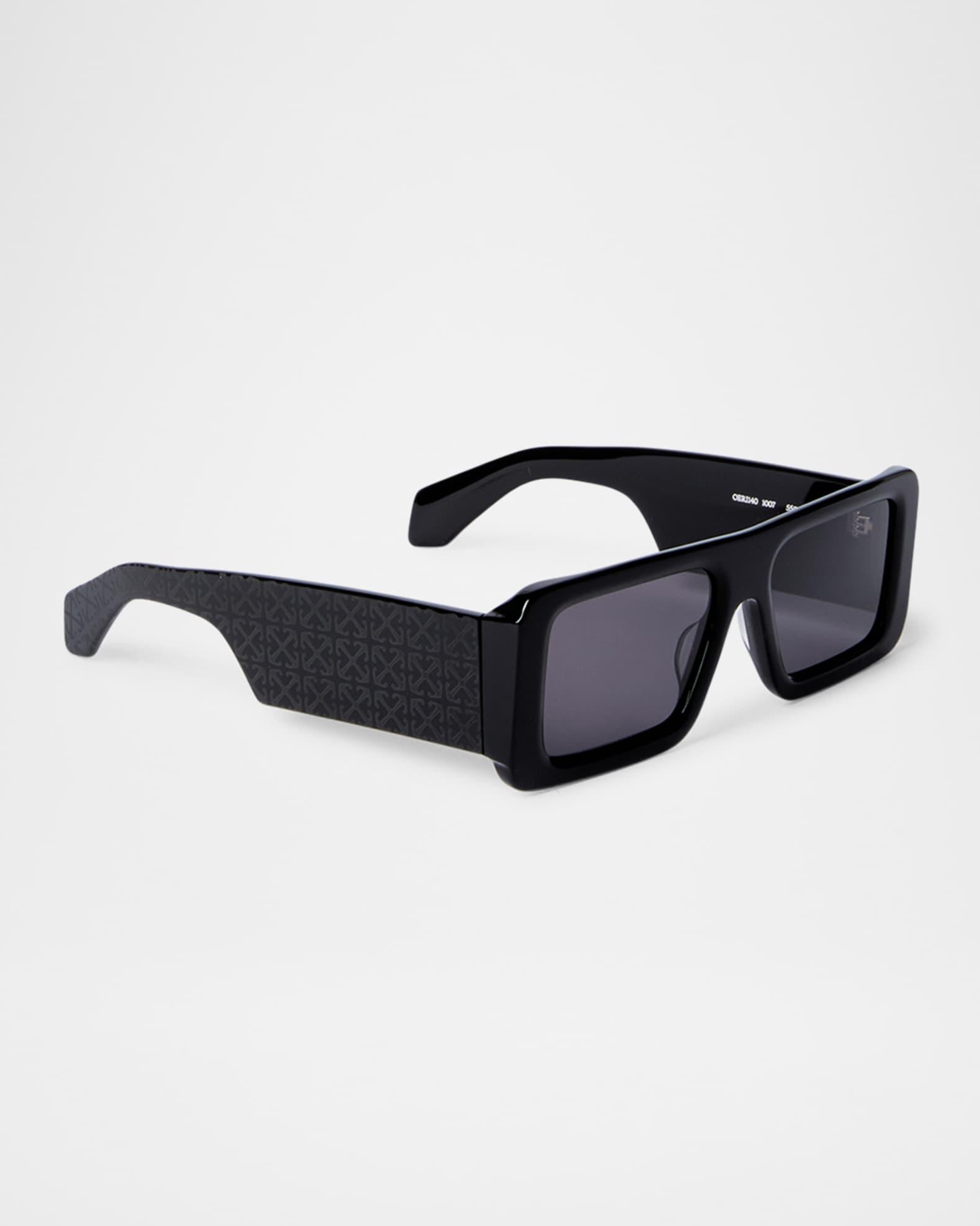 Mens Troy Acetate Rectangle Sunglasses Product Image