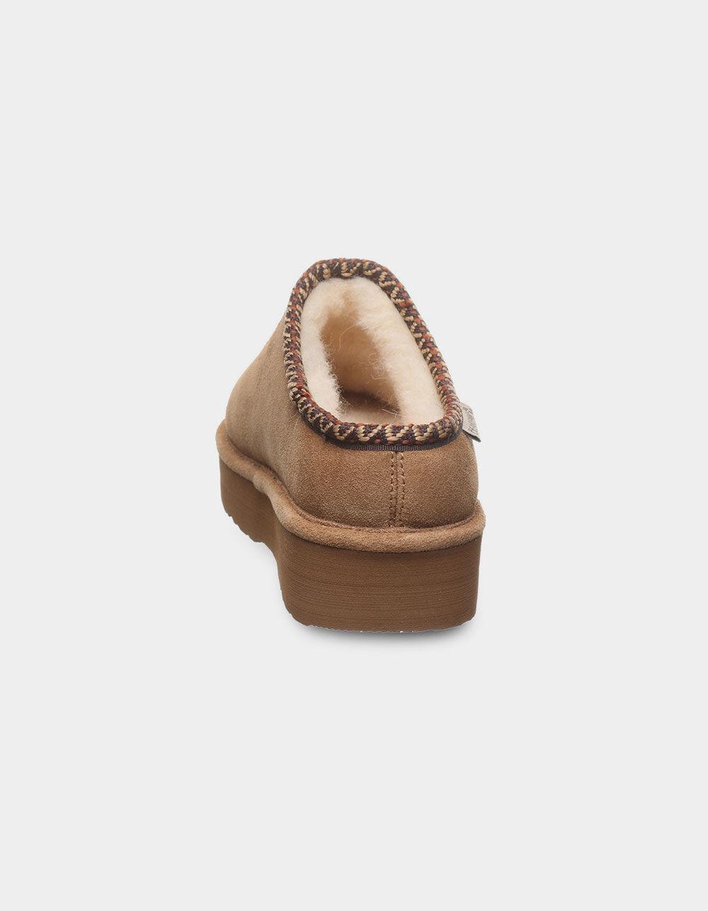 BEARPAW Martis Womens Suede Slippers - BROWN Product Image