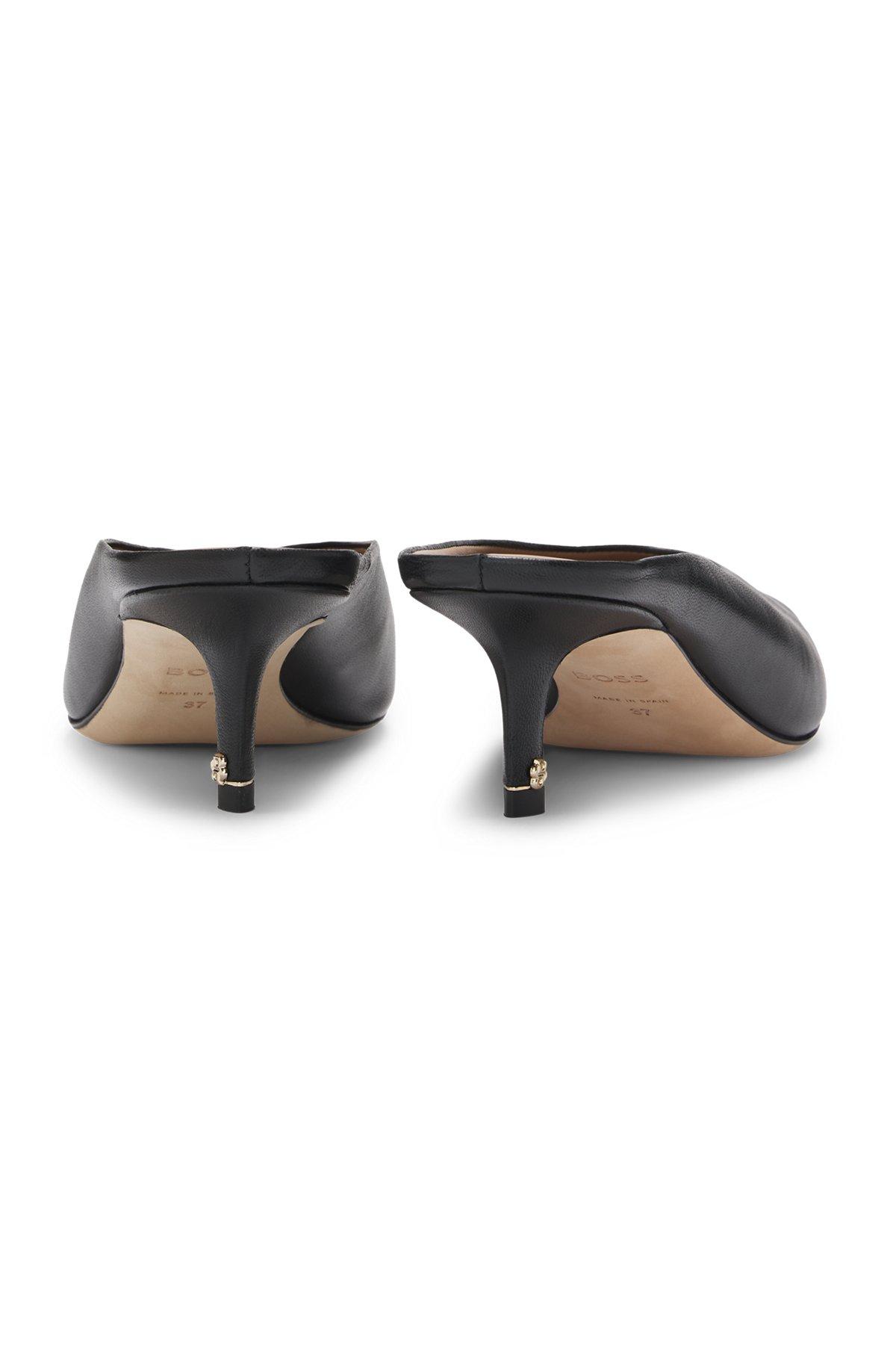 Backless mules in nappa leather Product Image