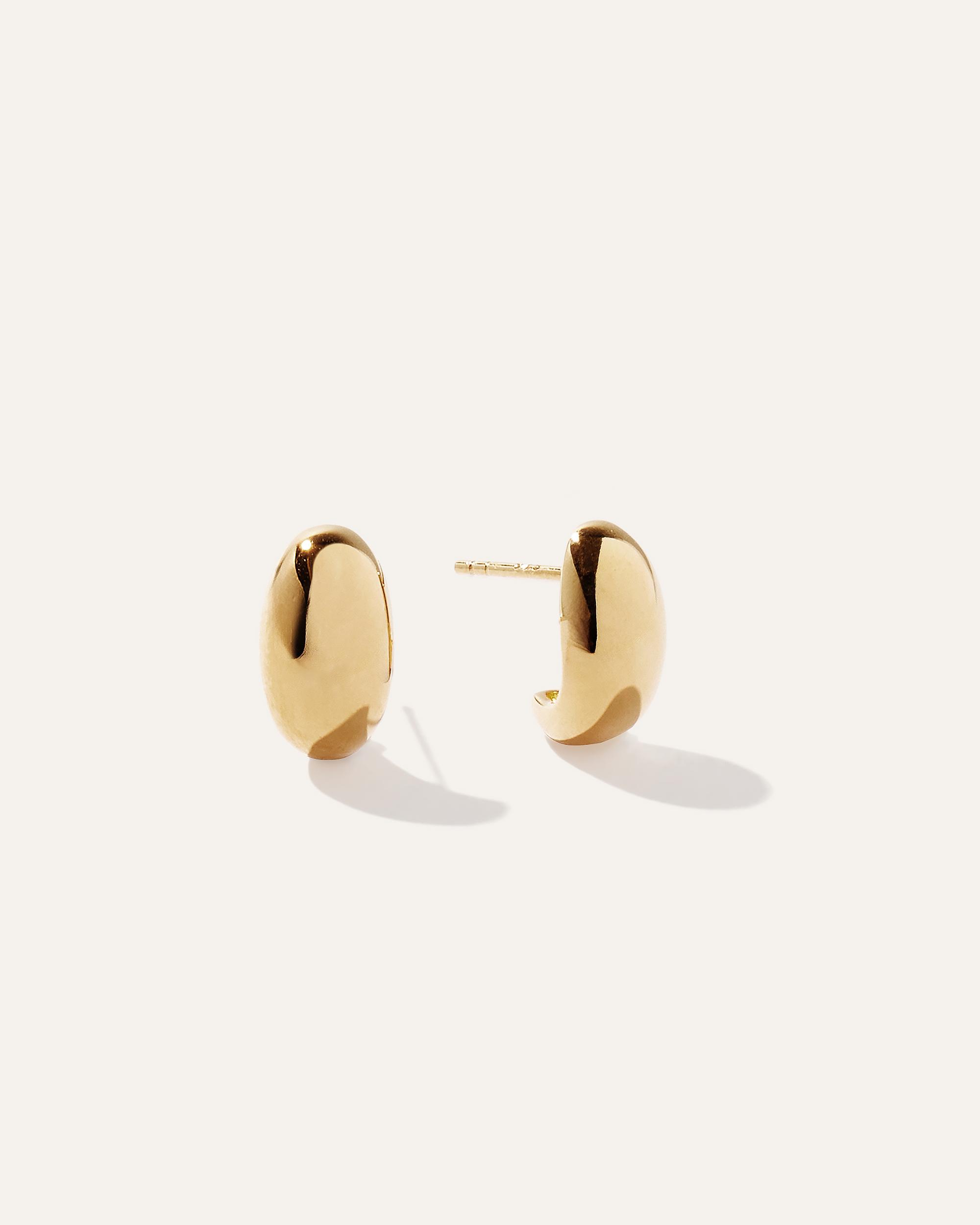 Quince | Women's Globe Huggie Hoop Earrings Gold Vermeil Product Image