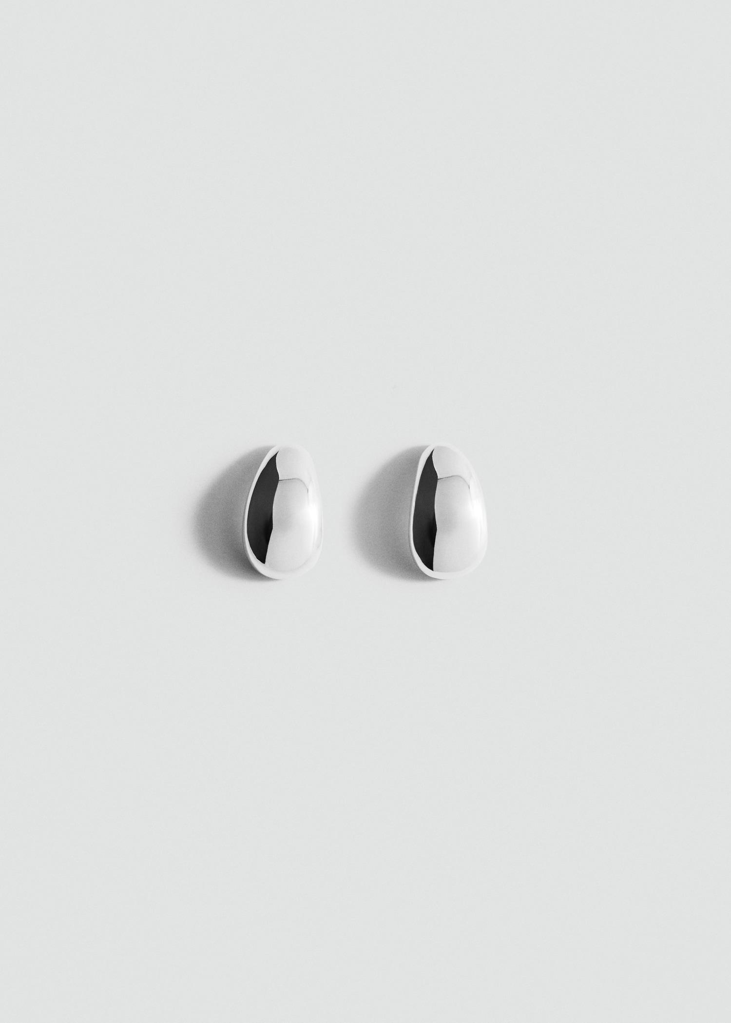 Oval volume earrings - Women | MANGO USA Product Image
