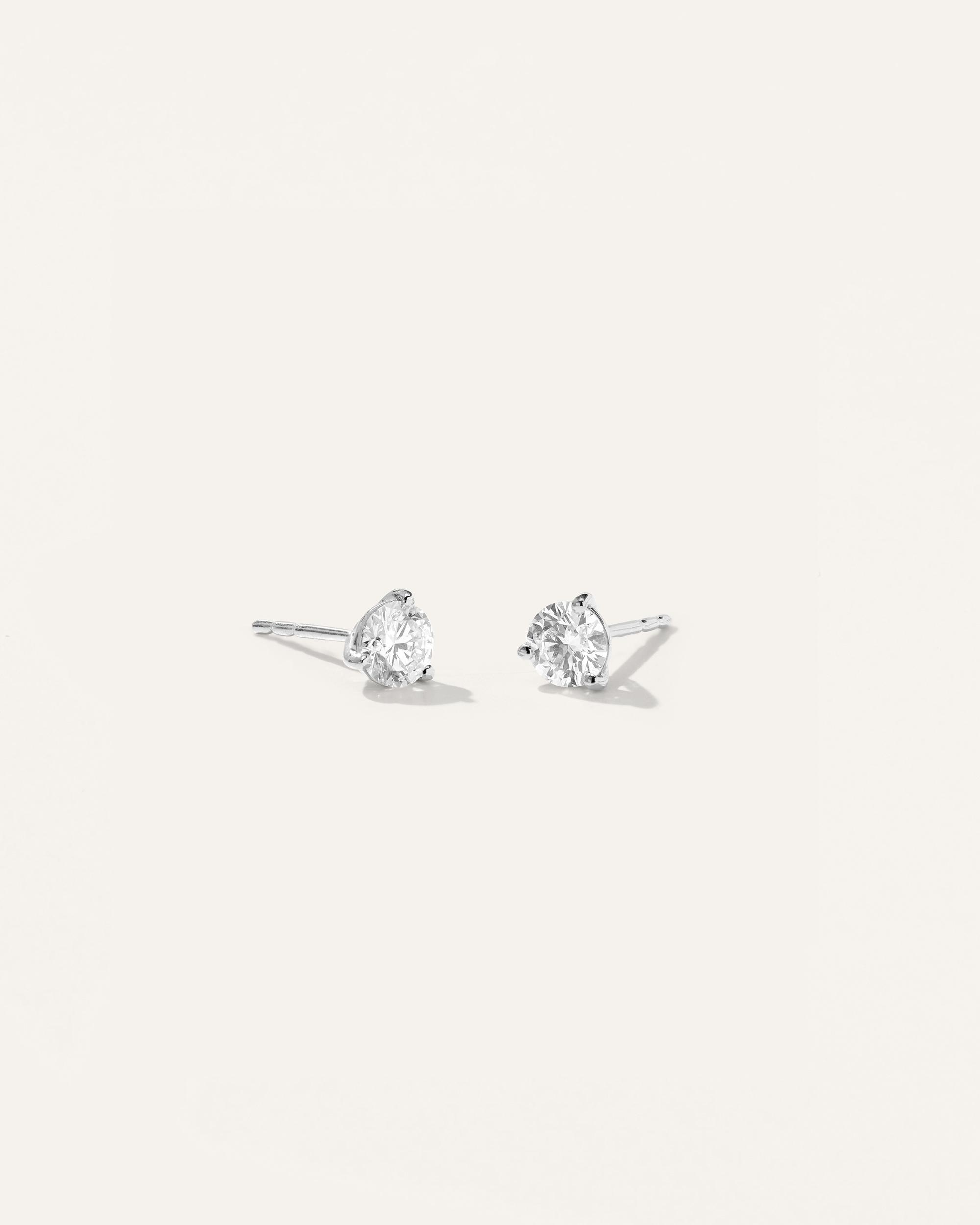 Quince | Women's 14K Gold Lab Grown Diamond Martini Studs Product Image