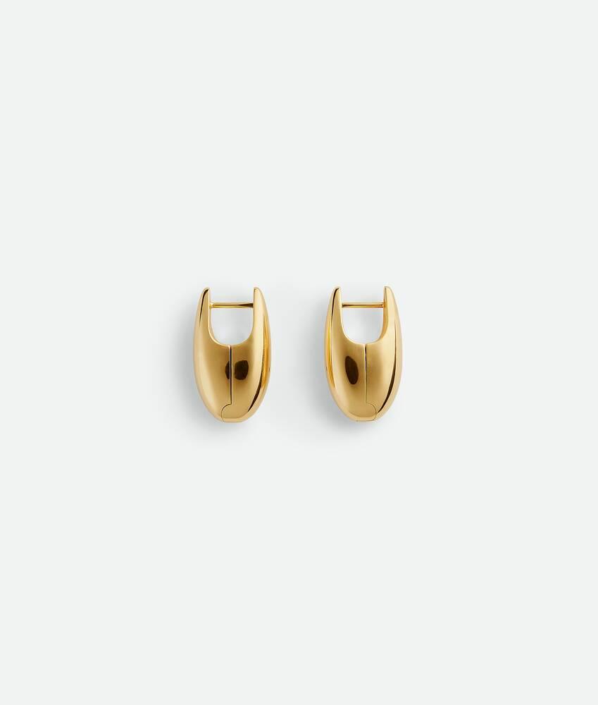 Women's Small Ellipse Earrings in Yellow gold Product Image