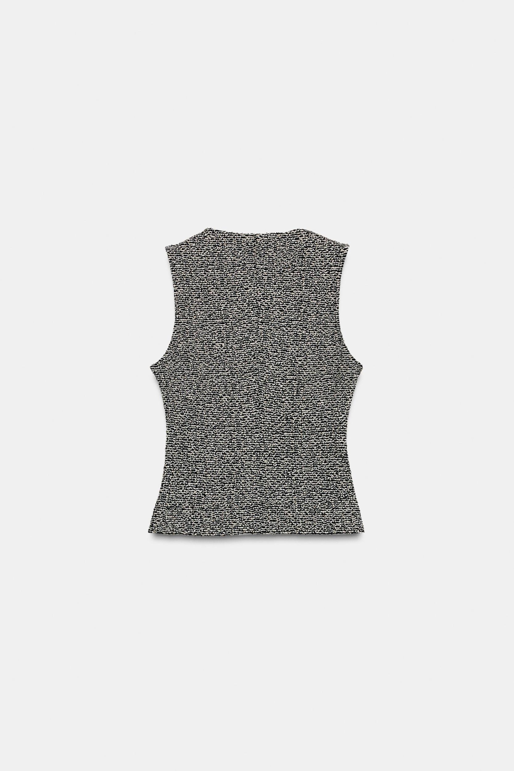 STRUCTURED BUTTON VEST Product Image