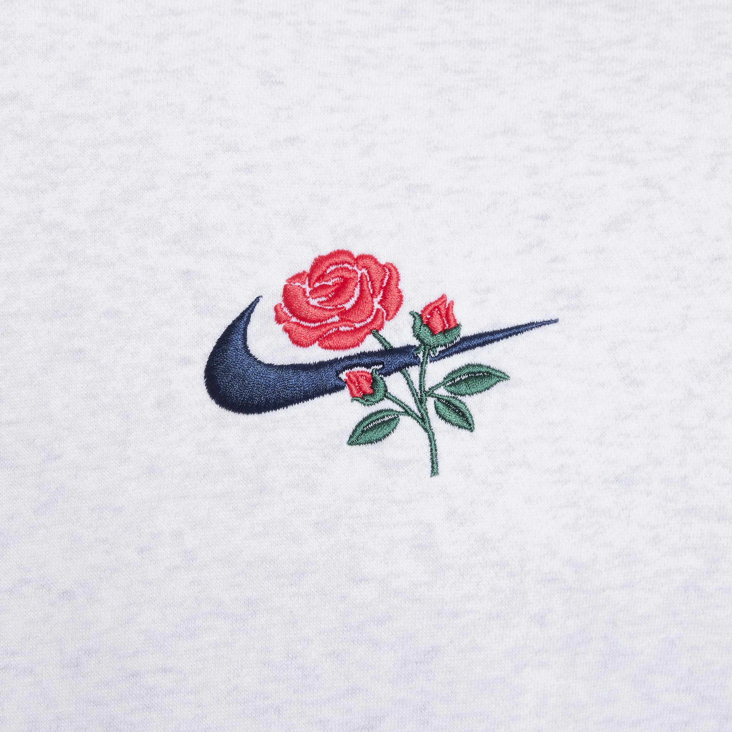 Nike Mens Nike NSW Club Pullover Hoodie BB SEGA - Mens Birch Heather/Red Product Image