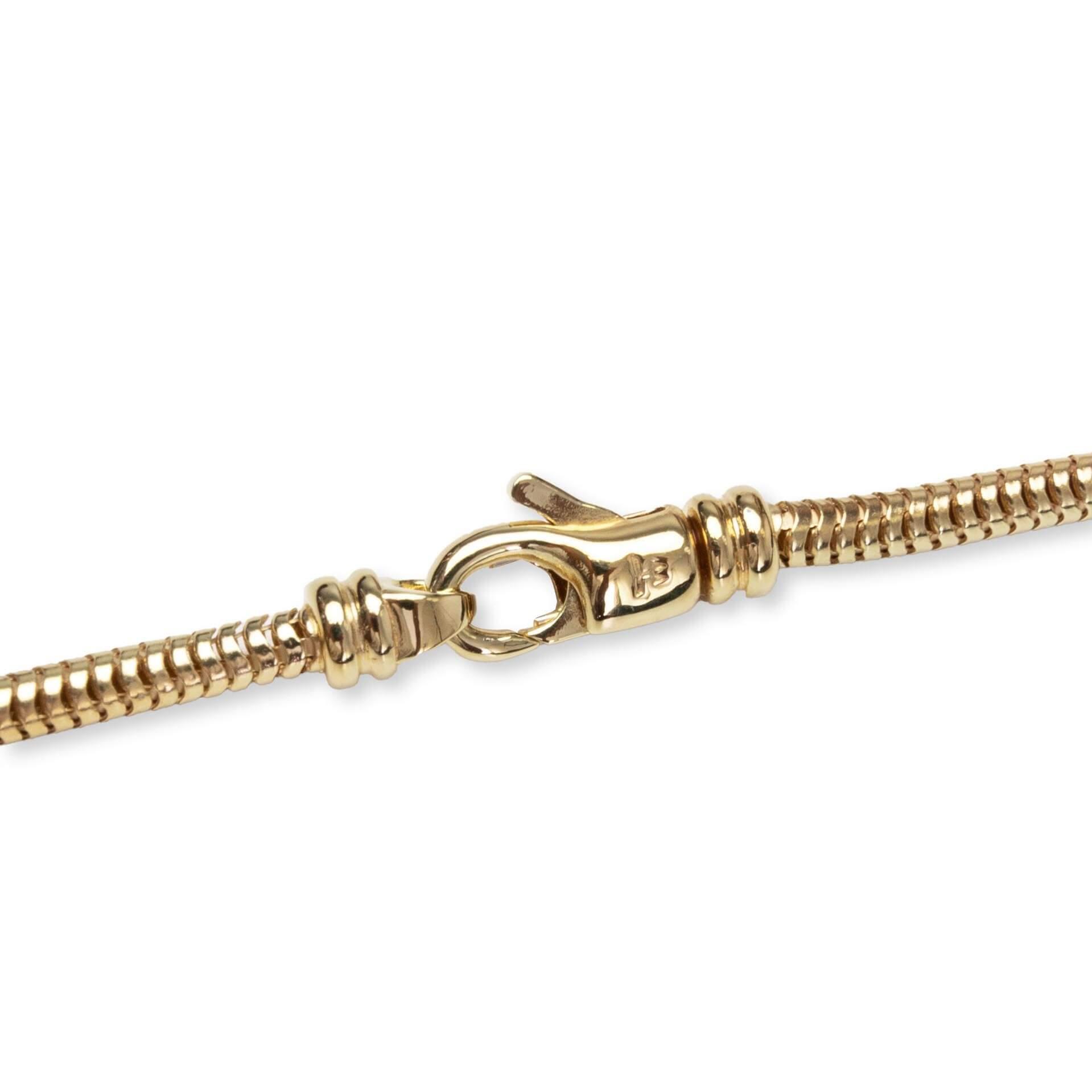 Snake Chain Gold - S925 Sterling Silver with 18K Gold Plating Product Image