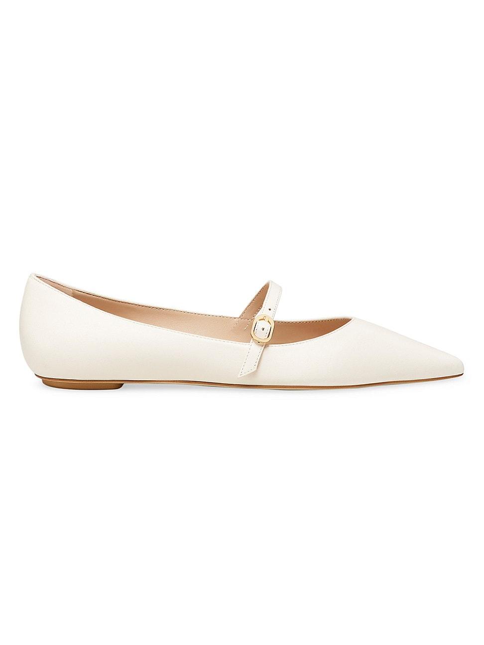 Womens Emilia Leather Mary Jane Ballet Flats Product Image