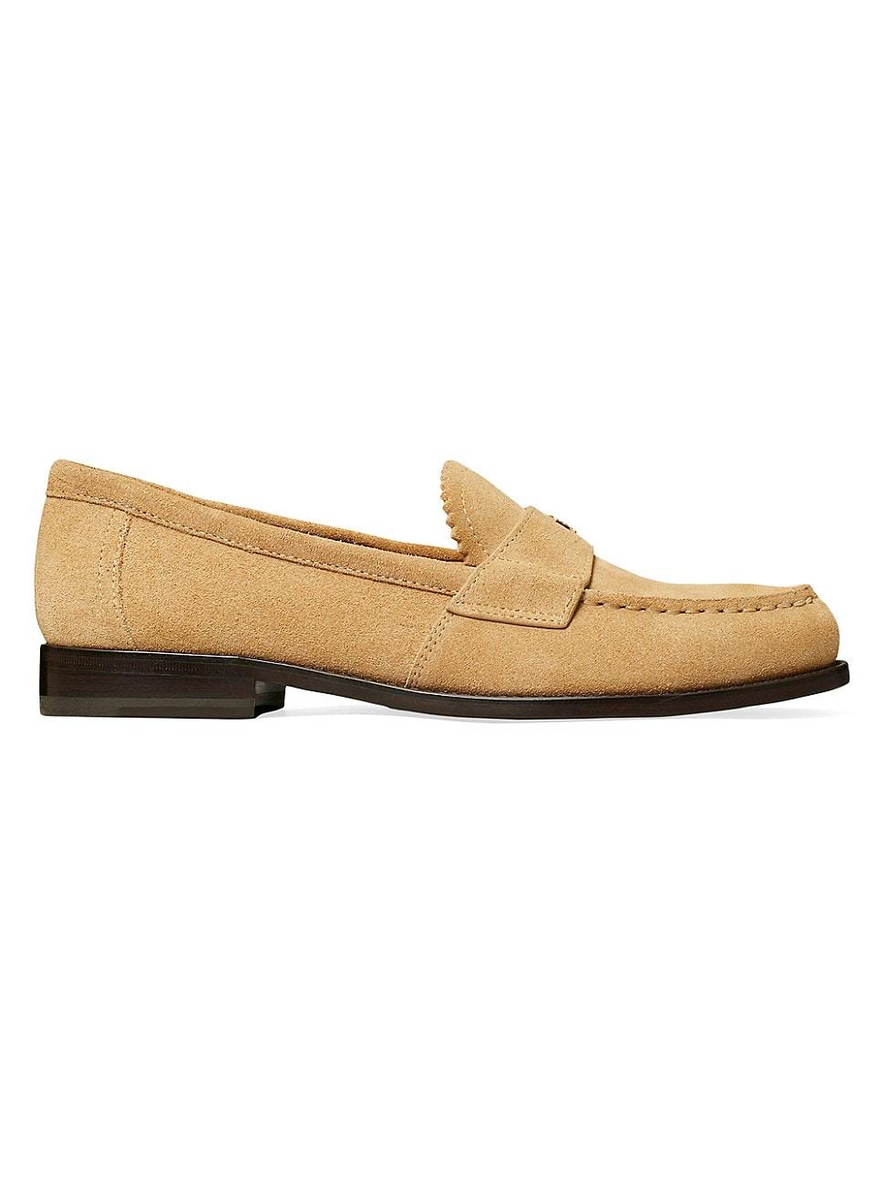 Womens Classic Suede Loafers Product Image