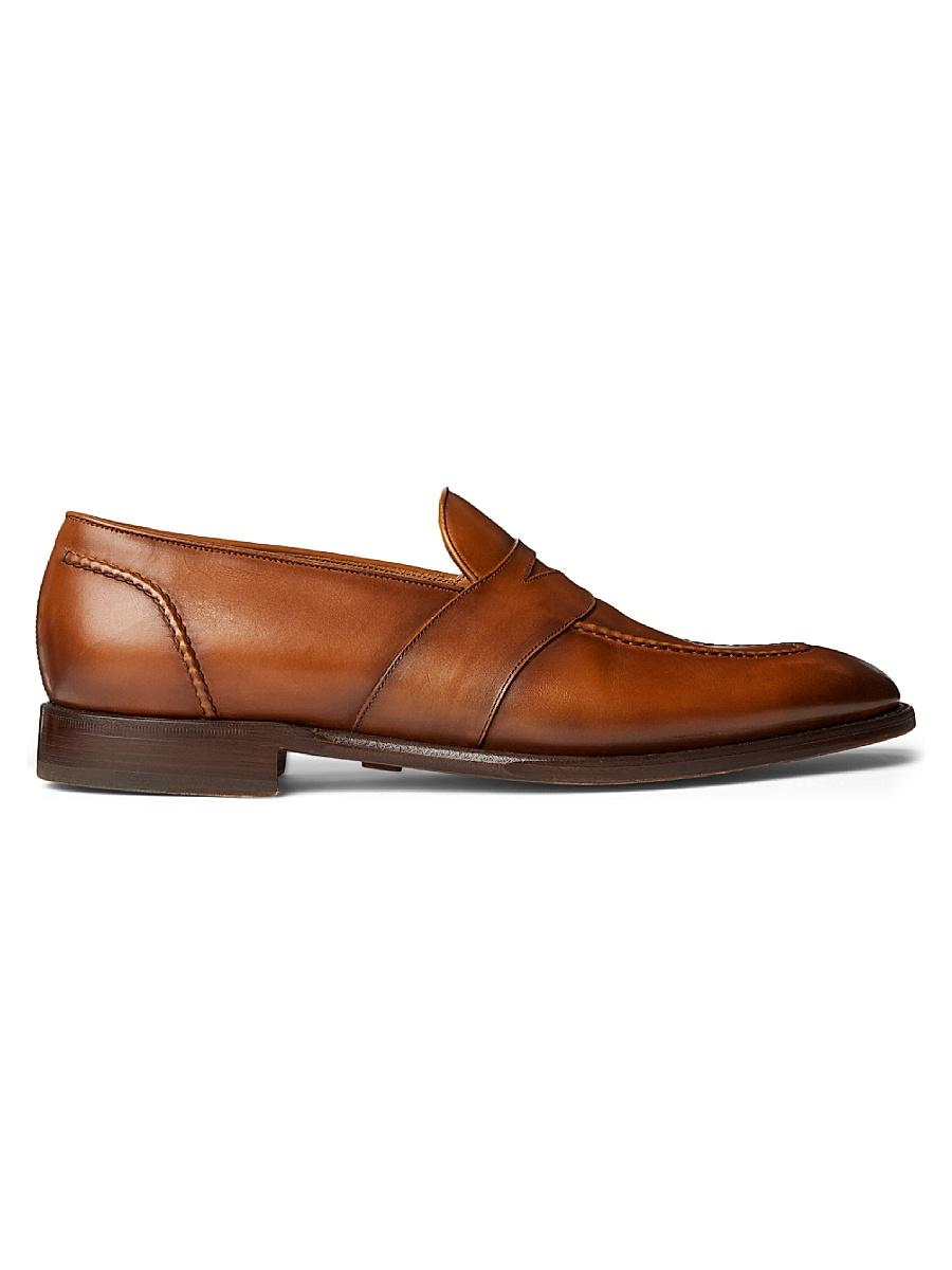 Men's Canada Gancini Leather Penny Loafers Product Image