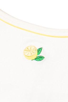 Embroidered Fruit Seamless Tank Top Product Image