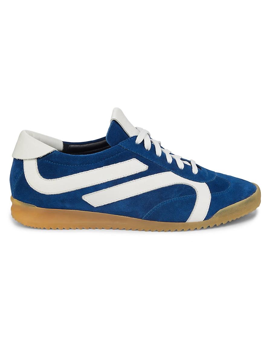 Womens Track Leather & Suede Sneakers Product Image