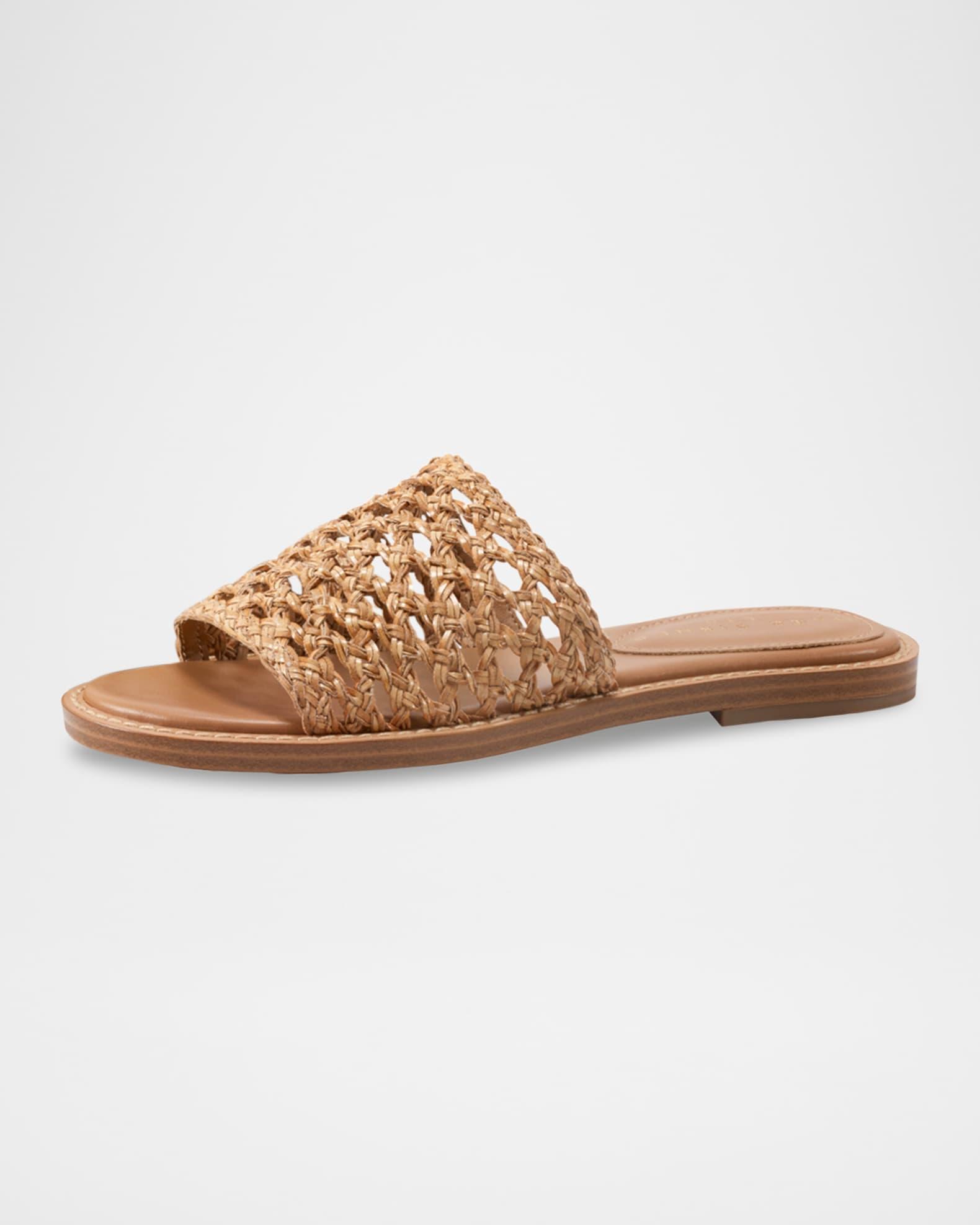 Glynne Woven Flat Slide Sandals Product Image
