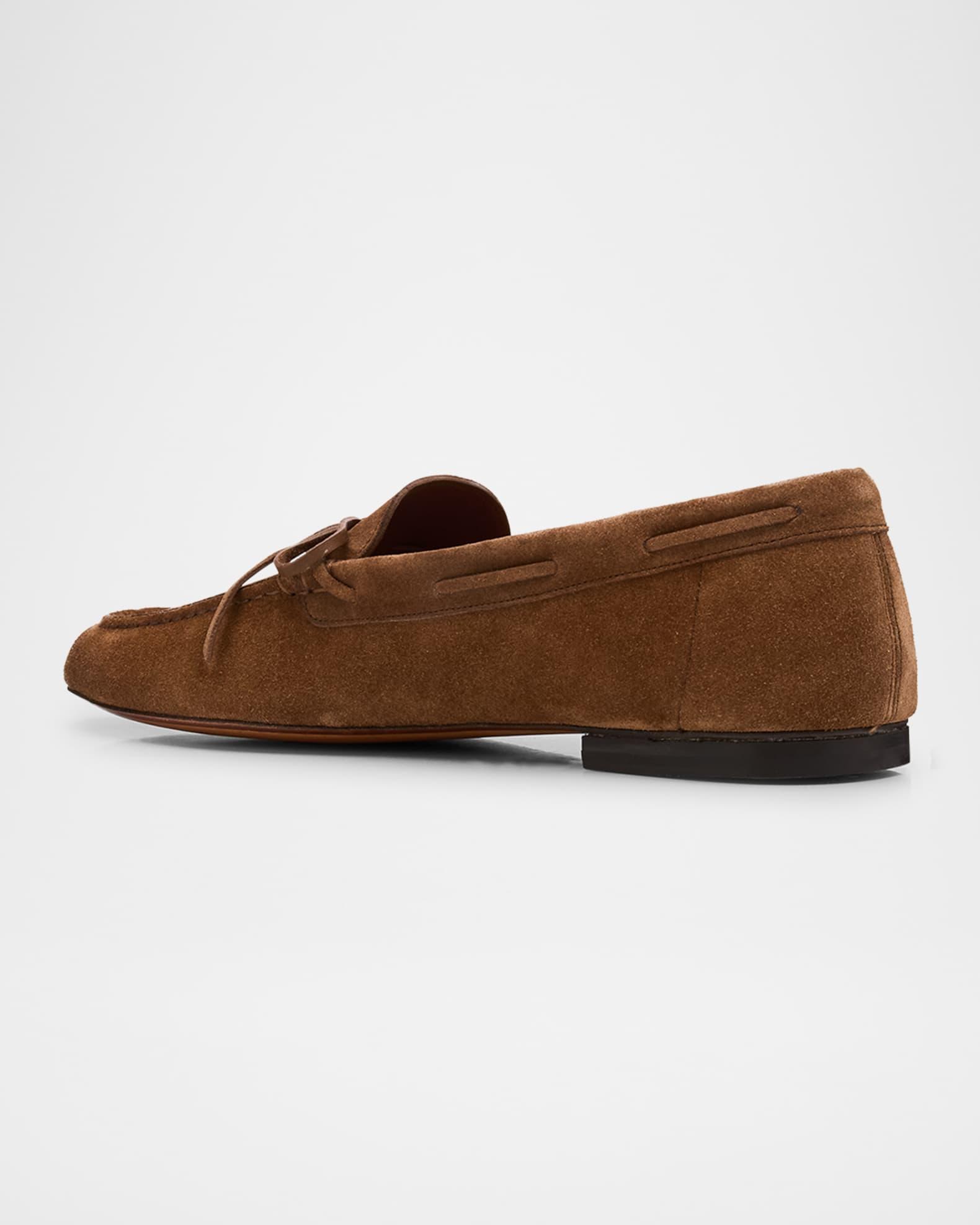 Men's Beekman Suede Moc-Toe Loafers Product Image