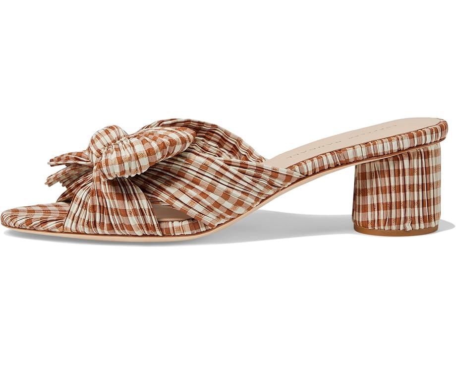 Dahlia Pleated Knot Mule with Ankle Strap Product Image