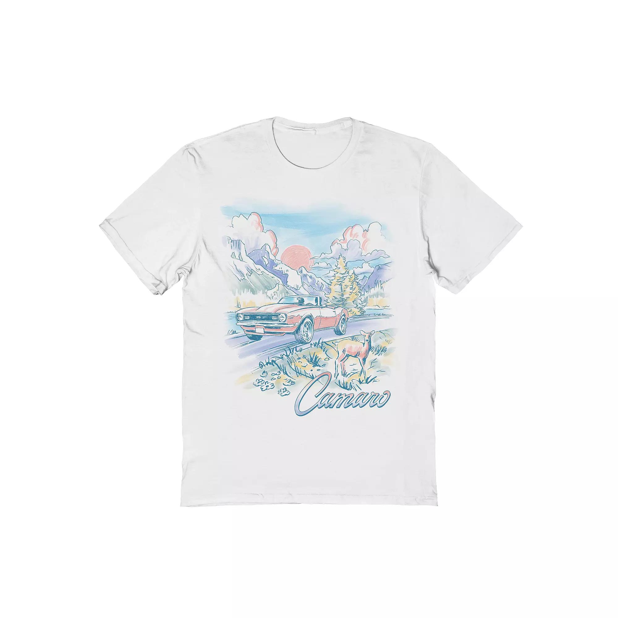 Men's Outdoor Camaro Graphic Tee, Size: Small, White Product Image