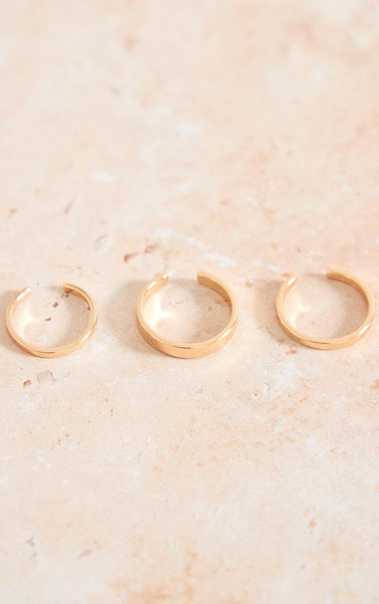 Gold Simple Toe Rings Product Image