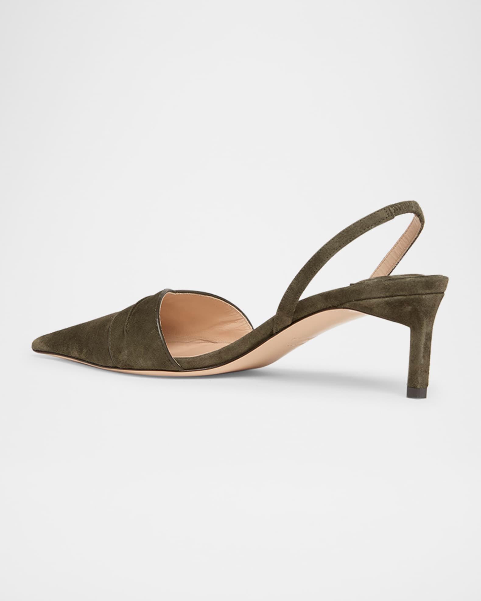 Eva Suede Slingback Pumps Product Image