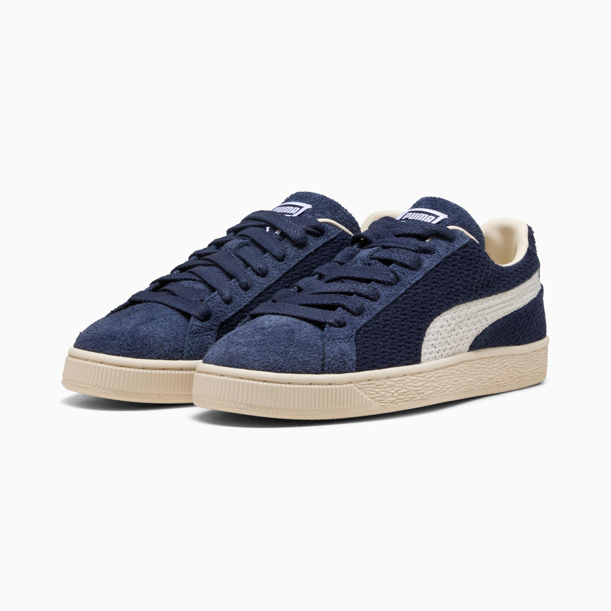 Suede Crochet Sneakers Product Image