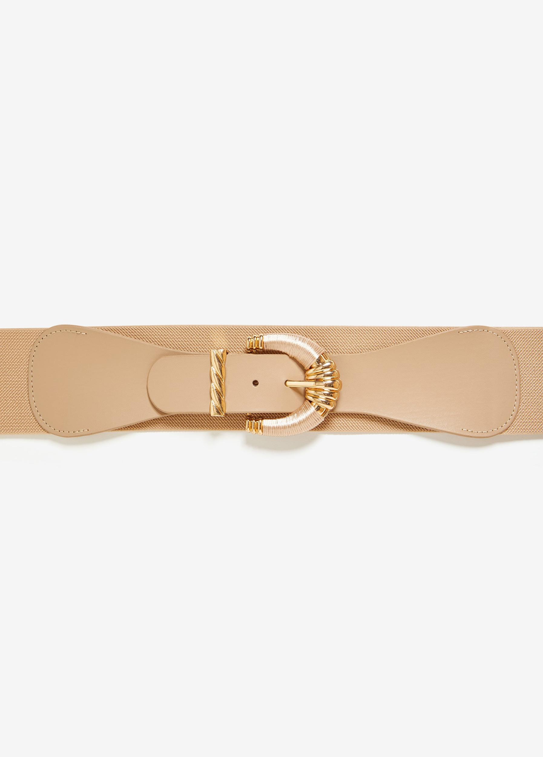 Wrapped Faux Leather Stretch Belt Product Image
