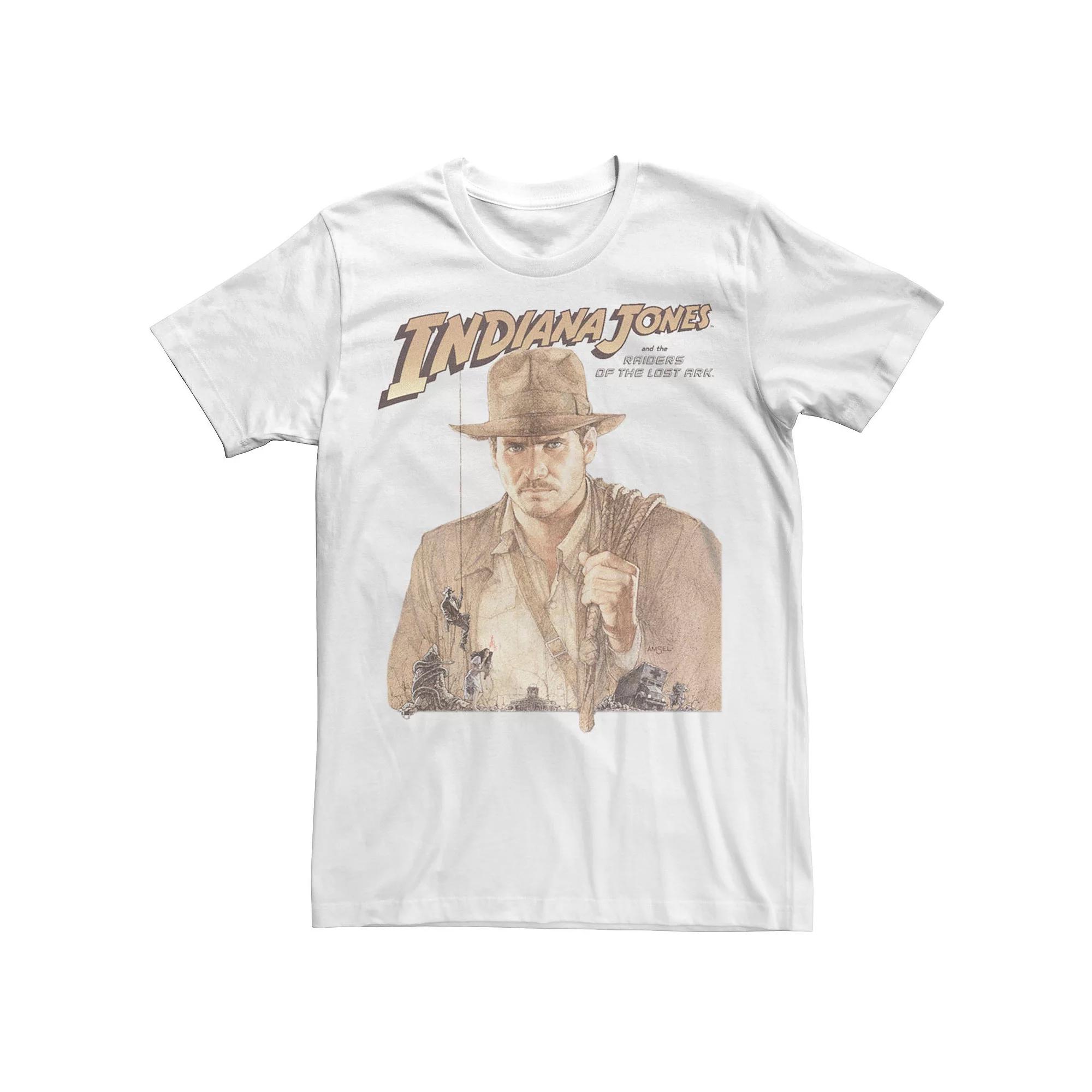 Big & Tall Indiana Jones and the Raiders of the Lost Ark Retro Poster Graphic Tee, Men's,  Product Image