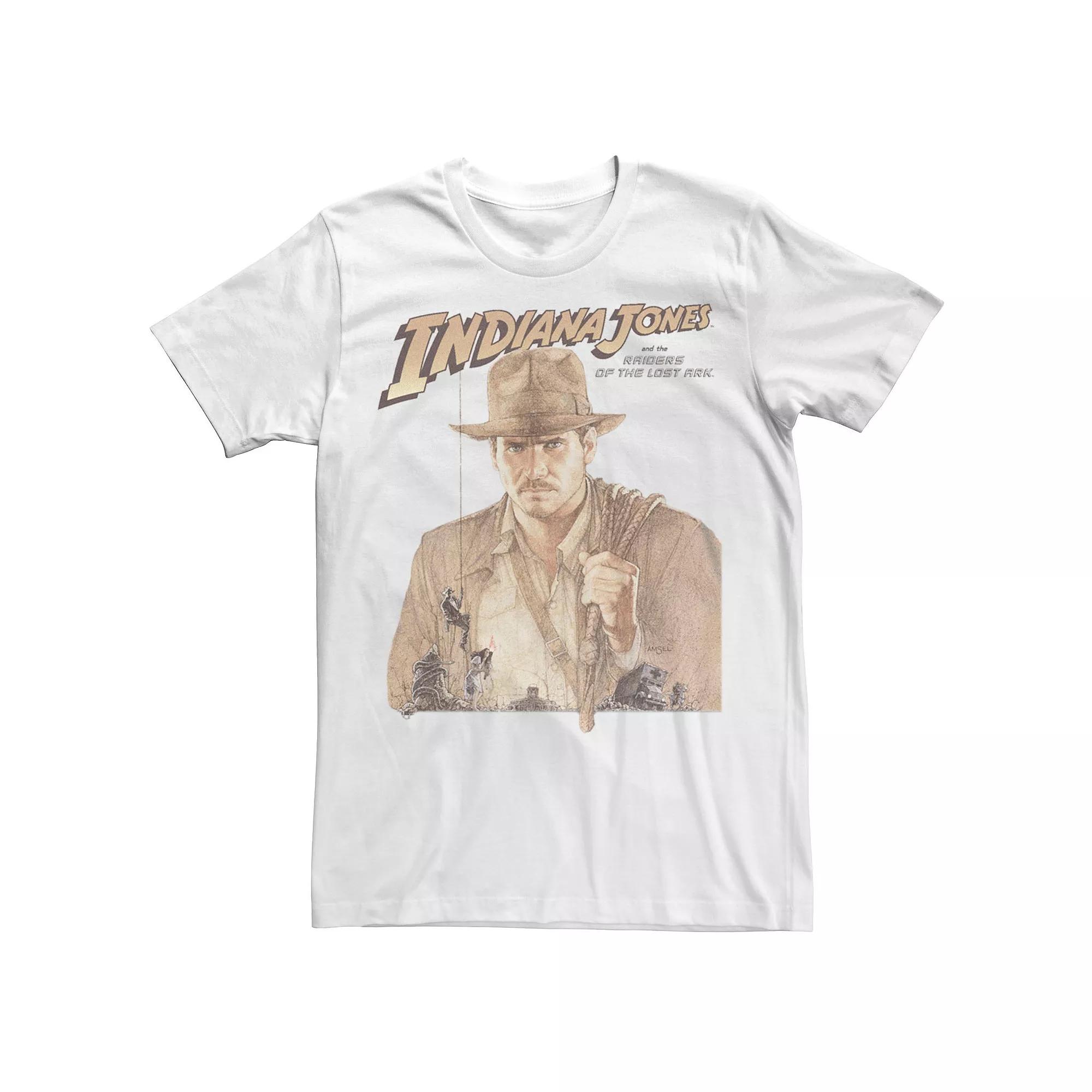 Big & Tall Indiana Jones and the Raiders of the Lost Ark Retro Poster Graphic Tee, Men's,  Product Image