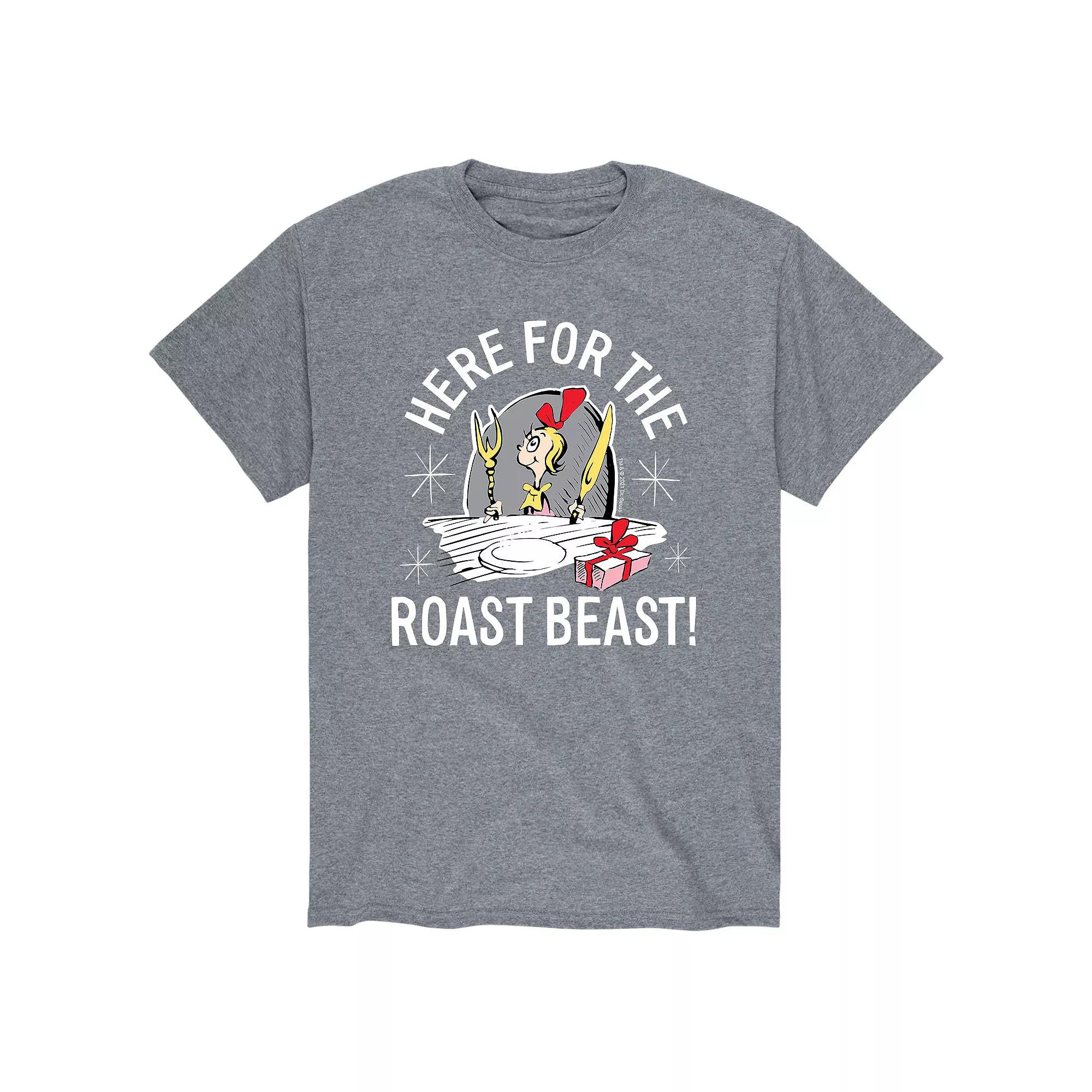 Men's Dr. Seuss The Grinch "Here For The Roast Beast!" Tee,  Product Image