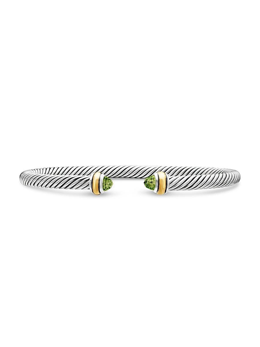 Womens Cable Classics Color Bracelet with 18K Yellow Gold Product Image