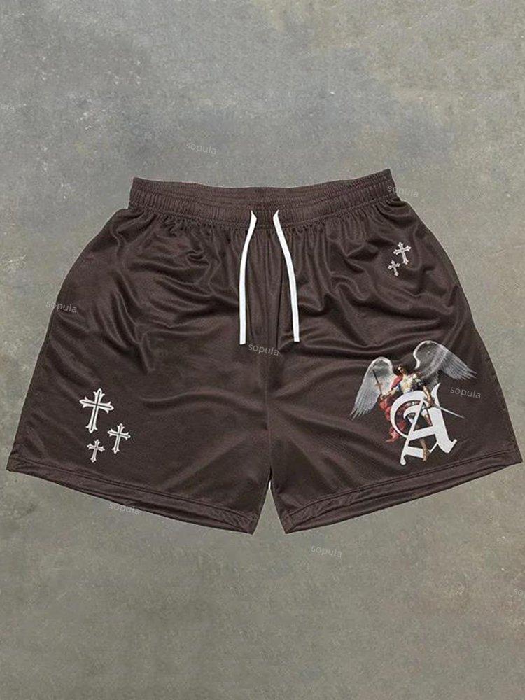 Sopula Angel Cross Stretch Mesh Shorts Product Image