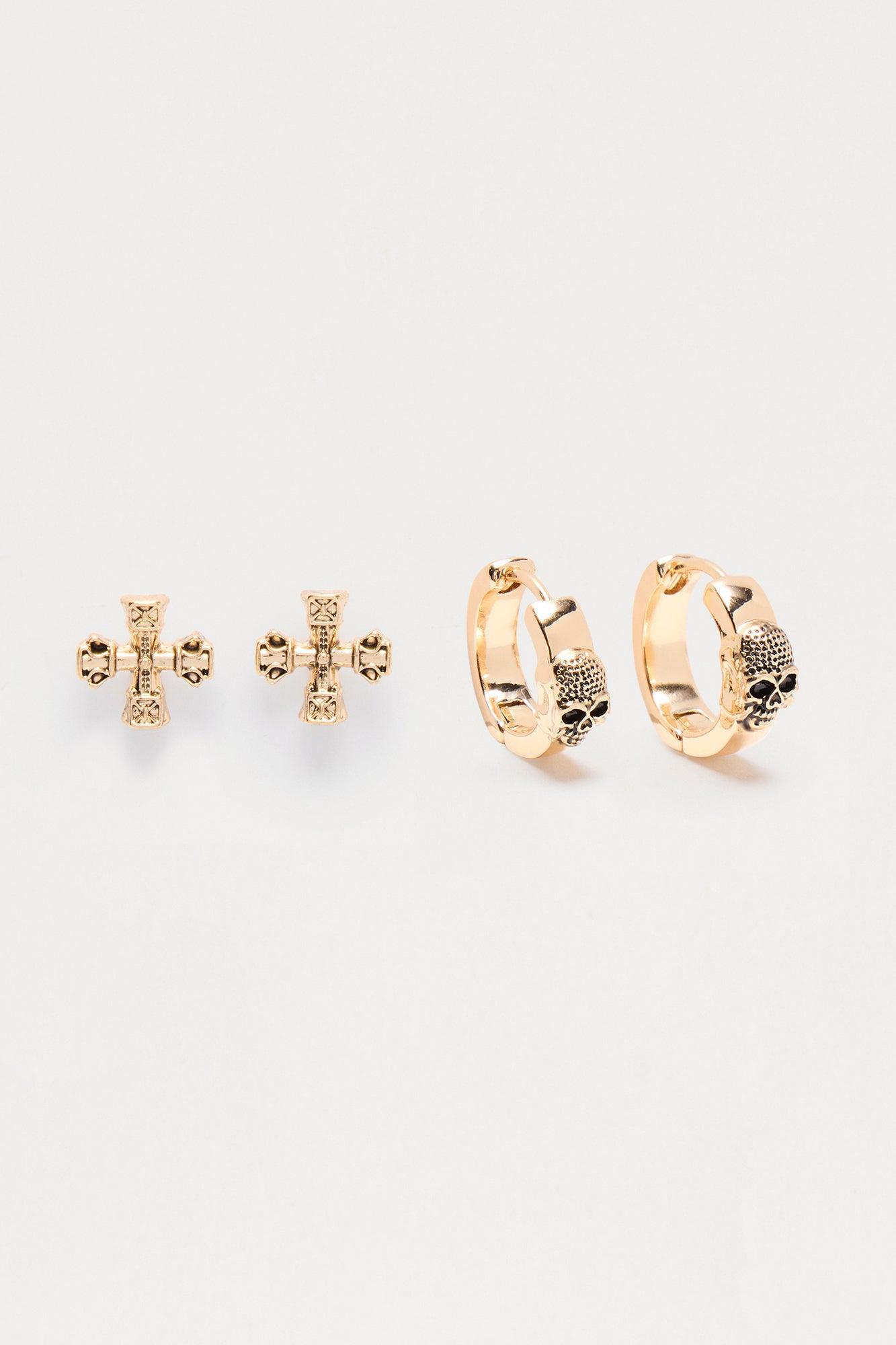 Dialing In Earing Set - Gold Product Image
