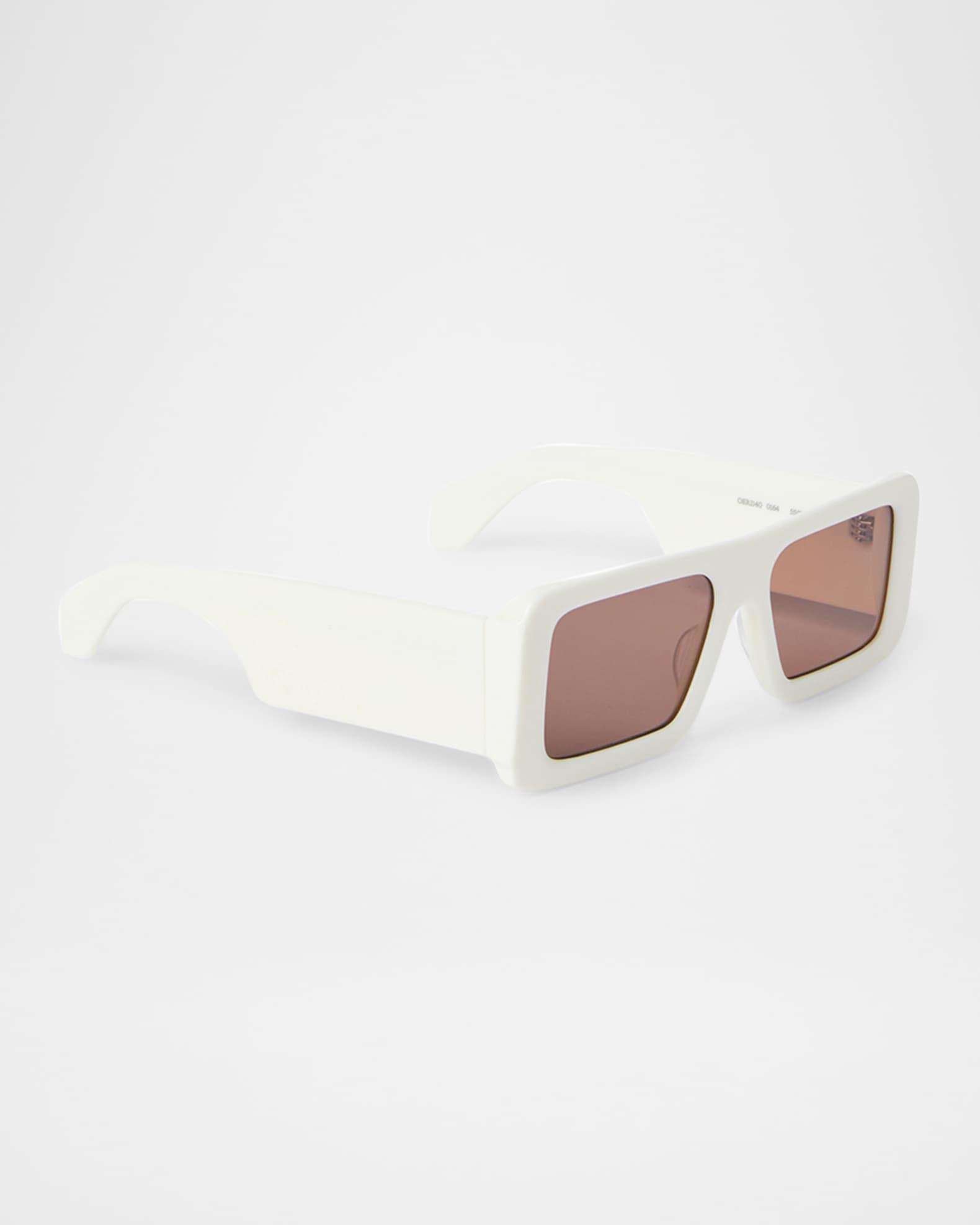 Mens Troy Acetate Rectangle Sunglasses Product Image