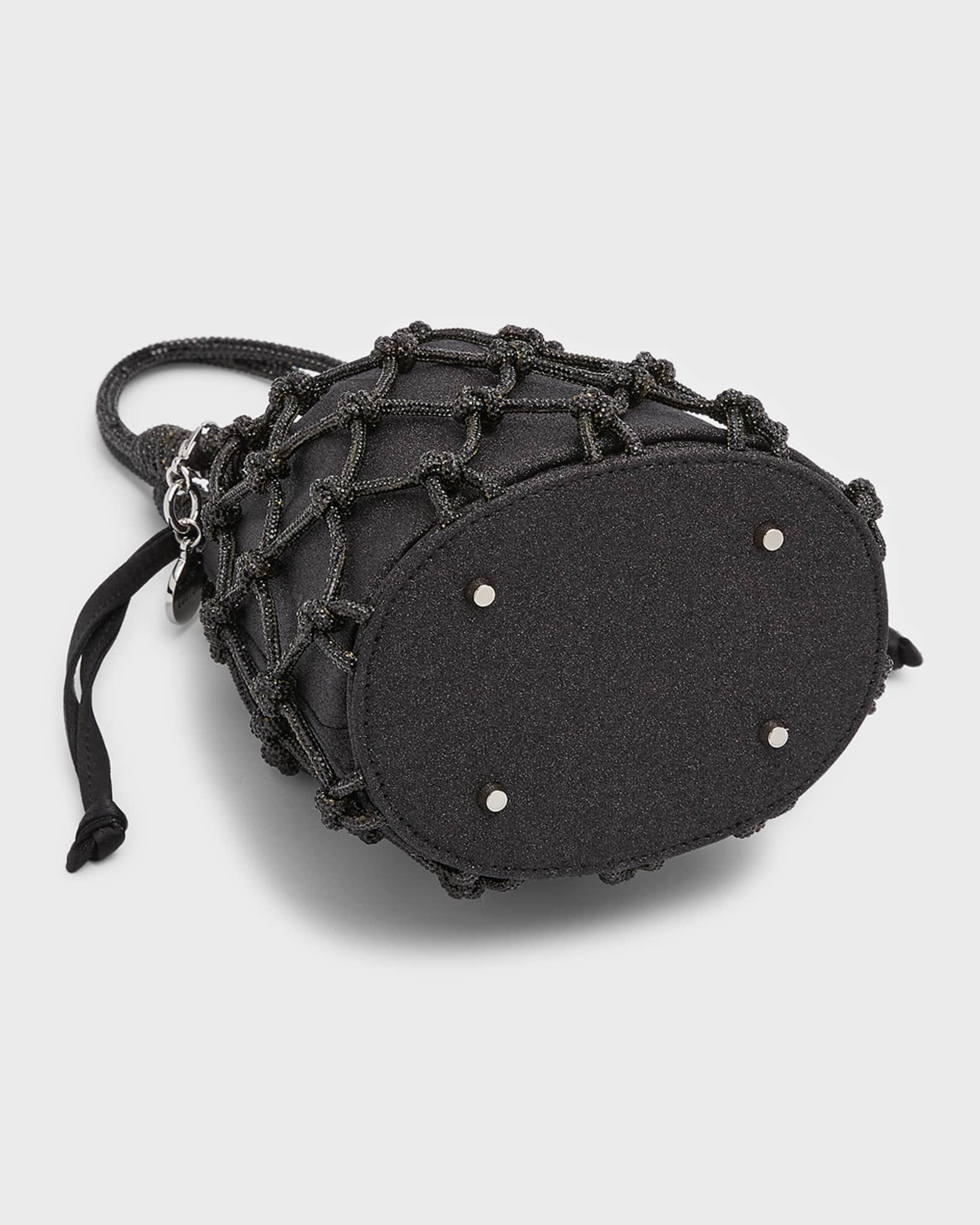 Sparkle Crystal Net Top-Handle Bag Product Image