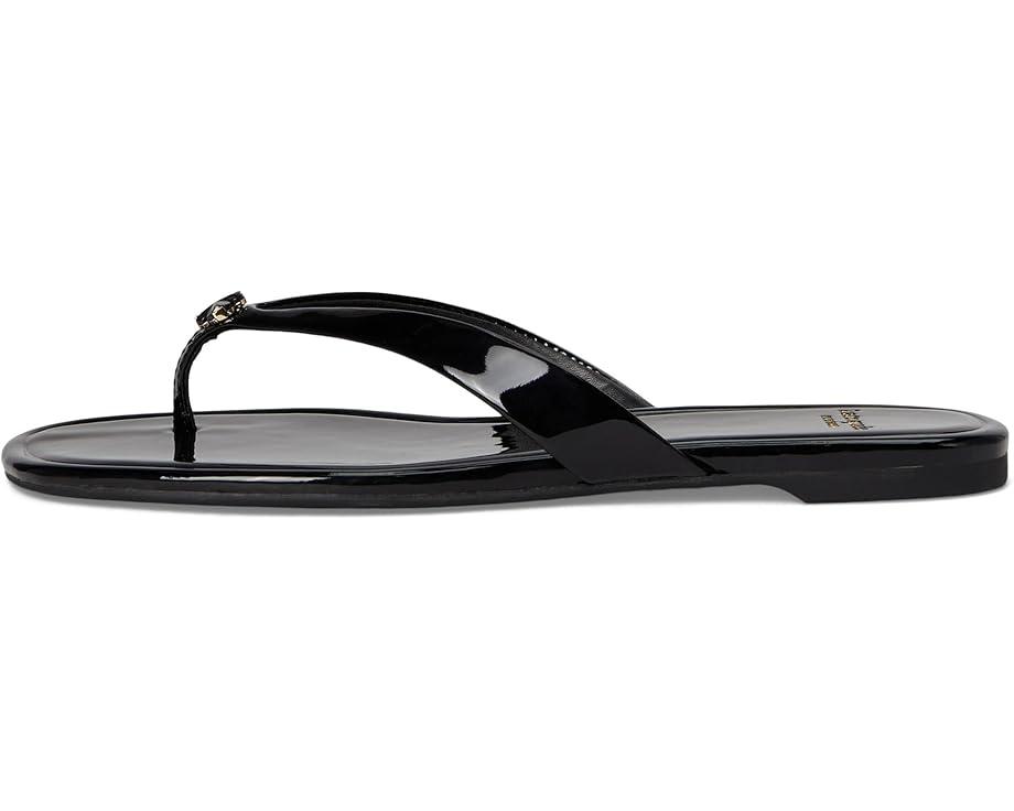 Spade Flower Smooth Leather Flip-Flop Product Image