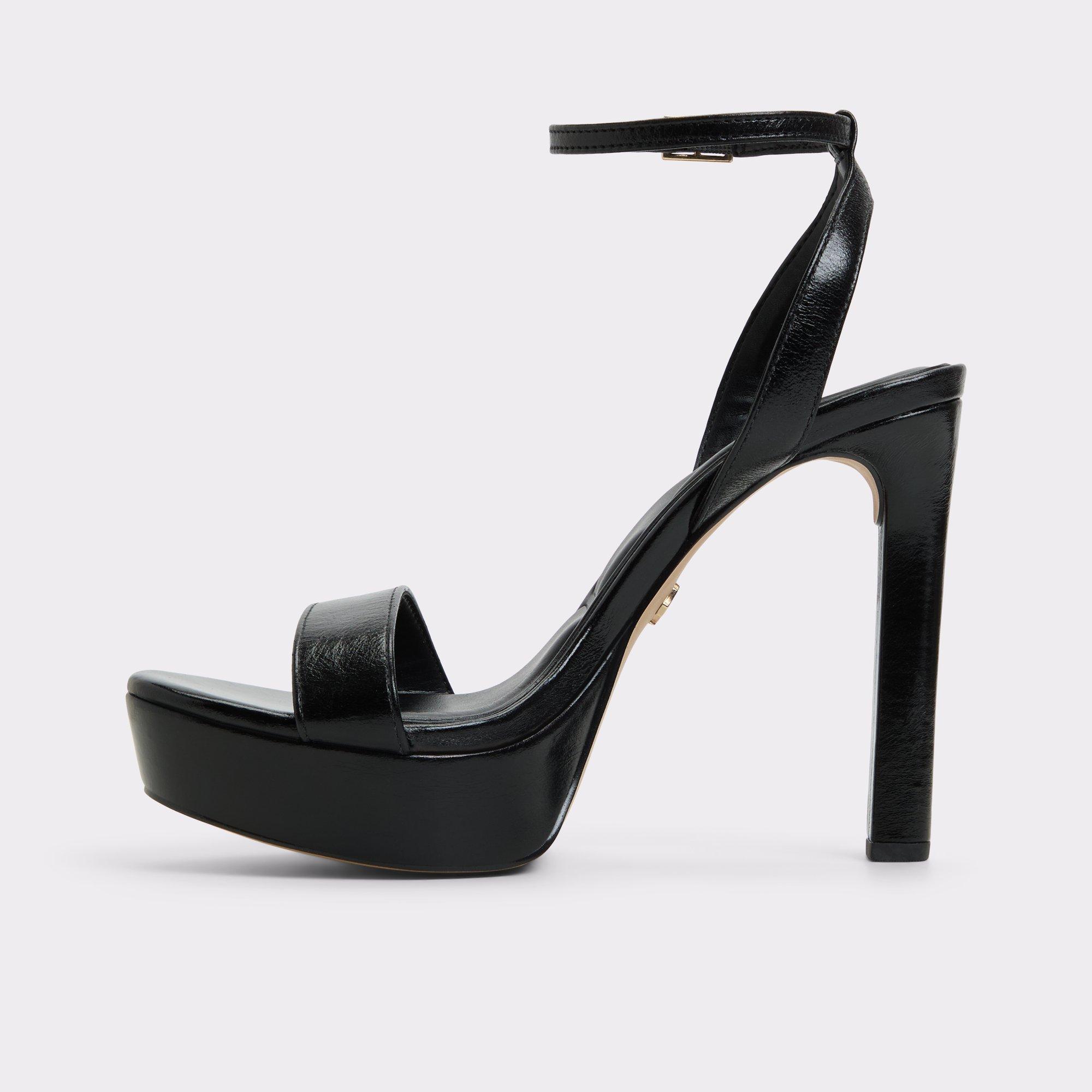 ALDO Portside - Women's Platform Sandal Sandals - Black, Size 9 Product Image