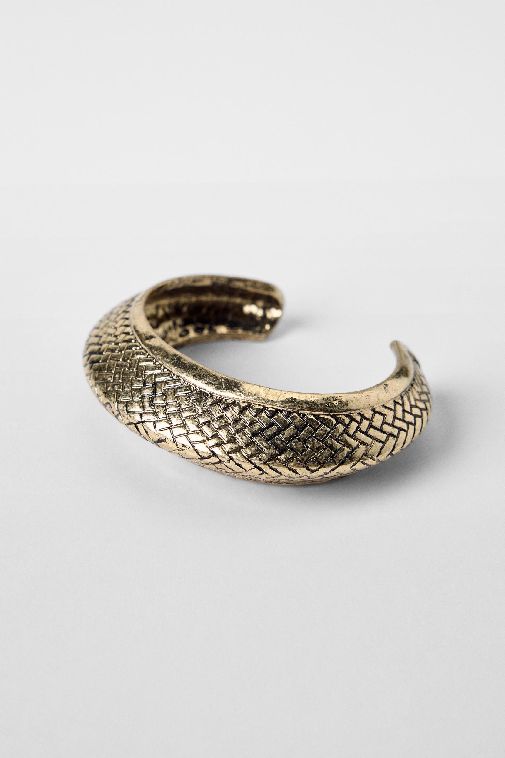 2-PACK OF TEXTURED CUFF BRACELETS KATE MOSS X ZARA Product Image