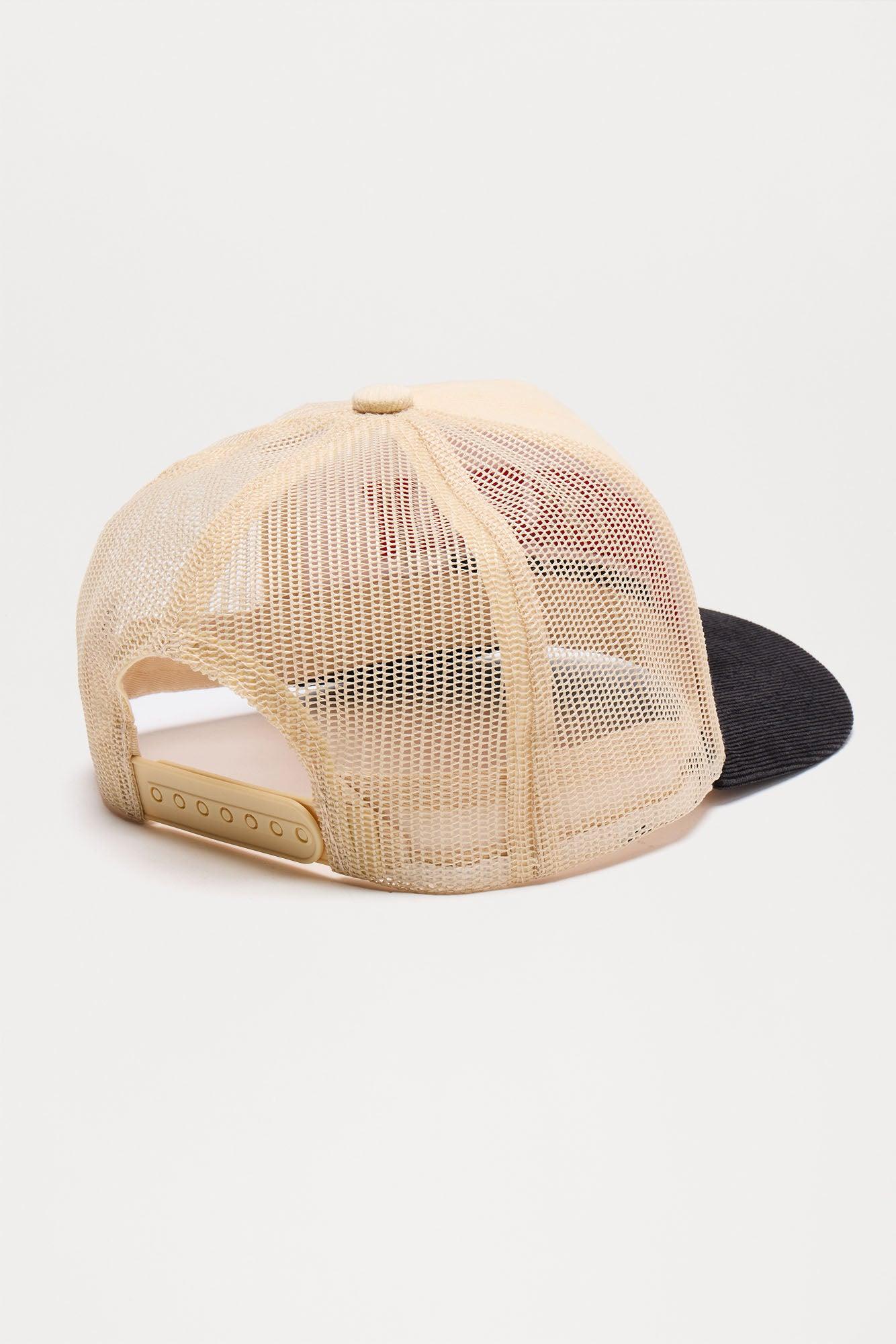 American Corduroy Snapback Hat - Cream/combo Male Product Image