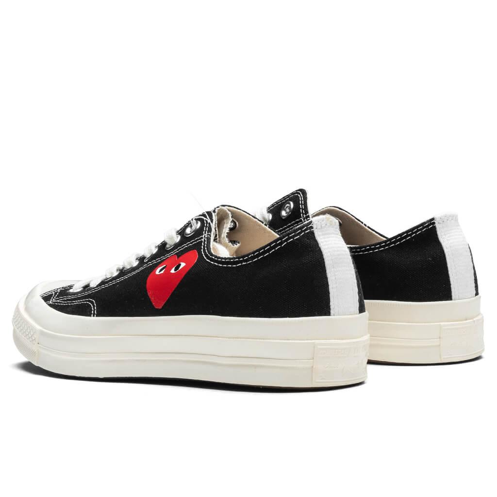 Converse x Comme Des Garcons PLAY All Star Chuck '70 Ox Small Red Heart - Black Male Product Image