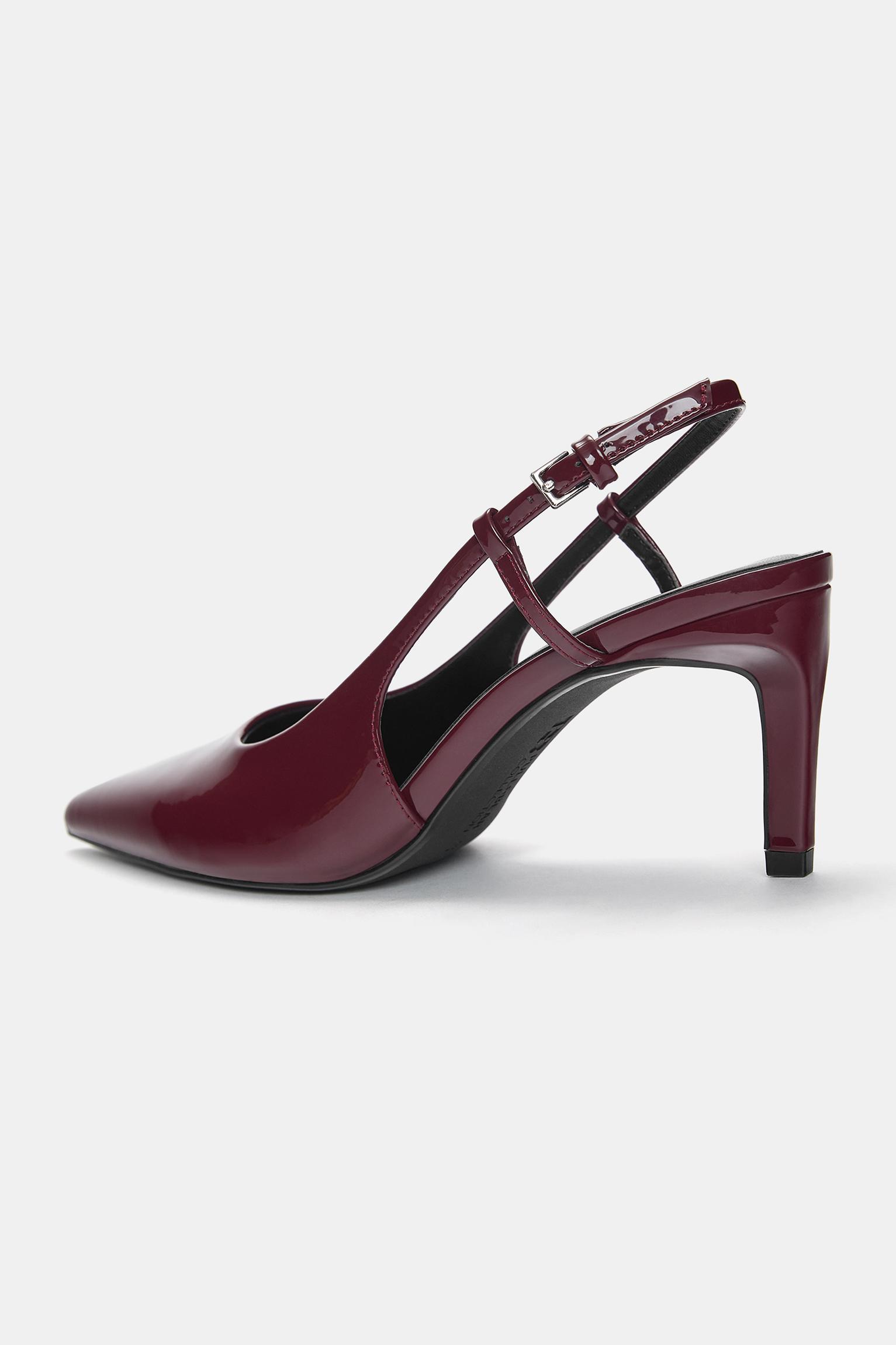 Faux patent leather high-heel shoes Product Image