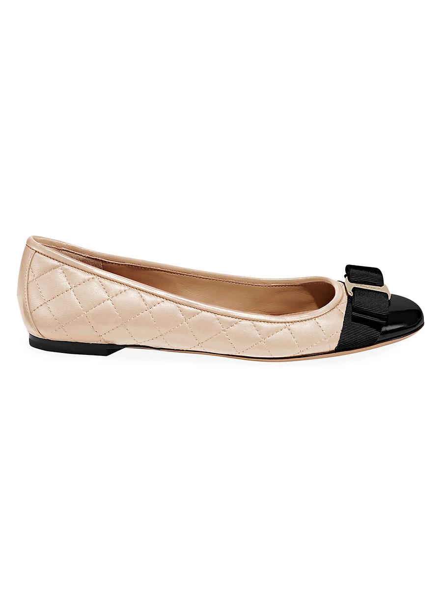 Womens Varina Leather Ballet Flats Product Image