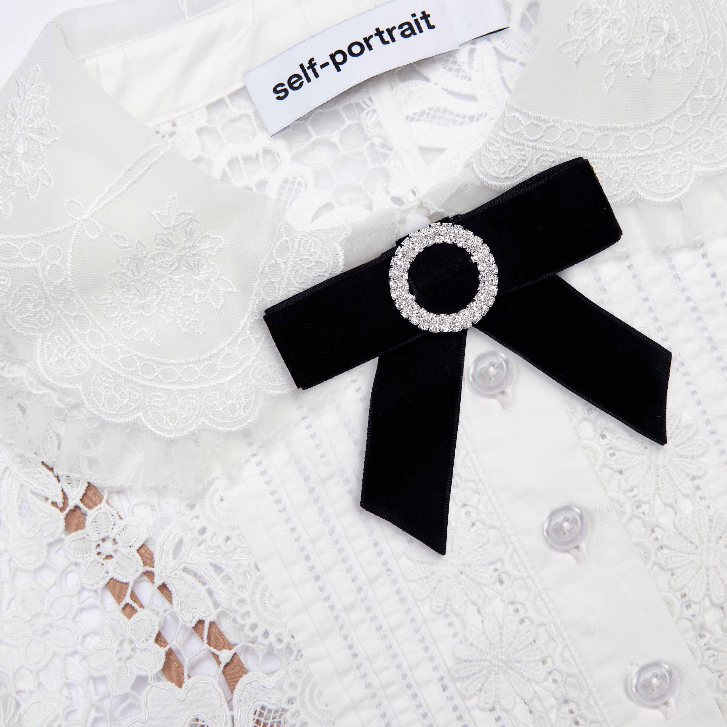 White Lace Blouse Product Image