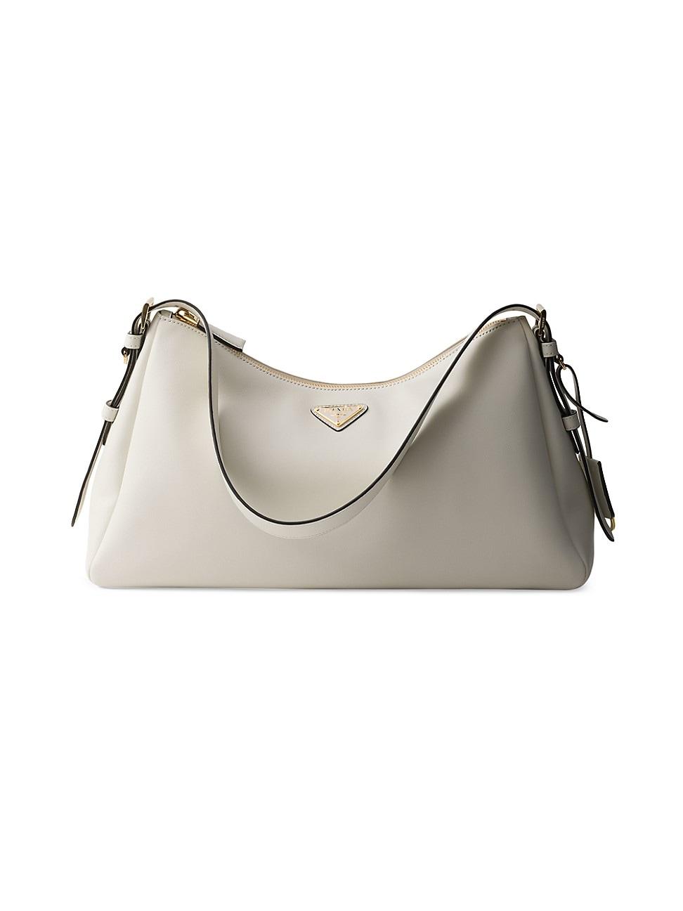 Womens Prada Aime Large Leather Shoulder Bag Product Image