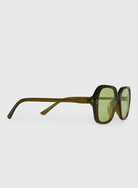 Carolena Sunglasses Olive Product Image