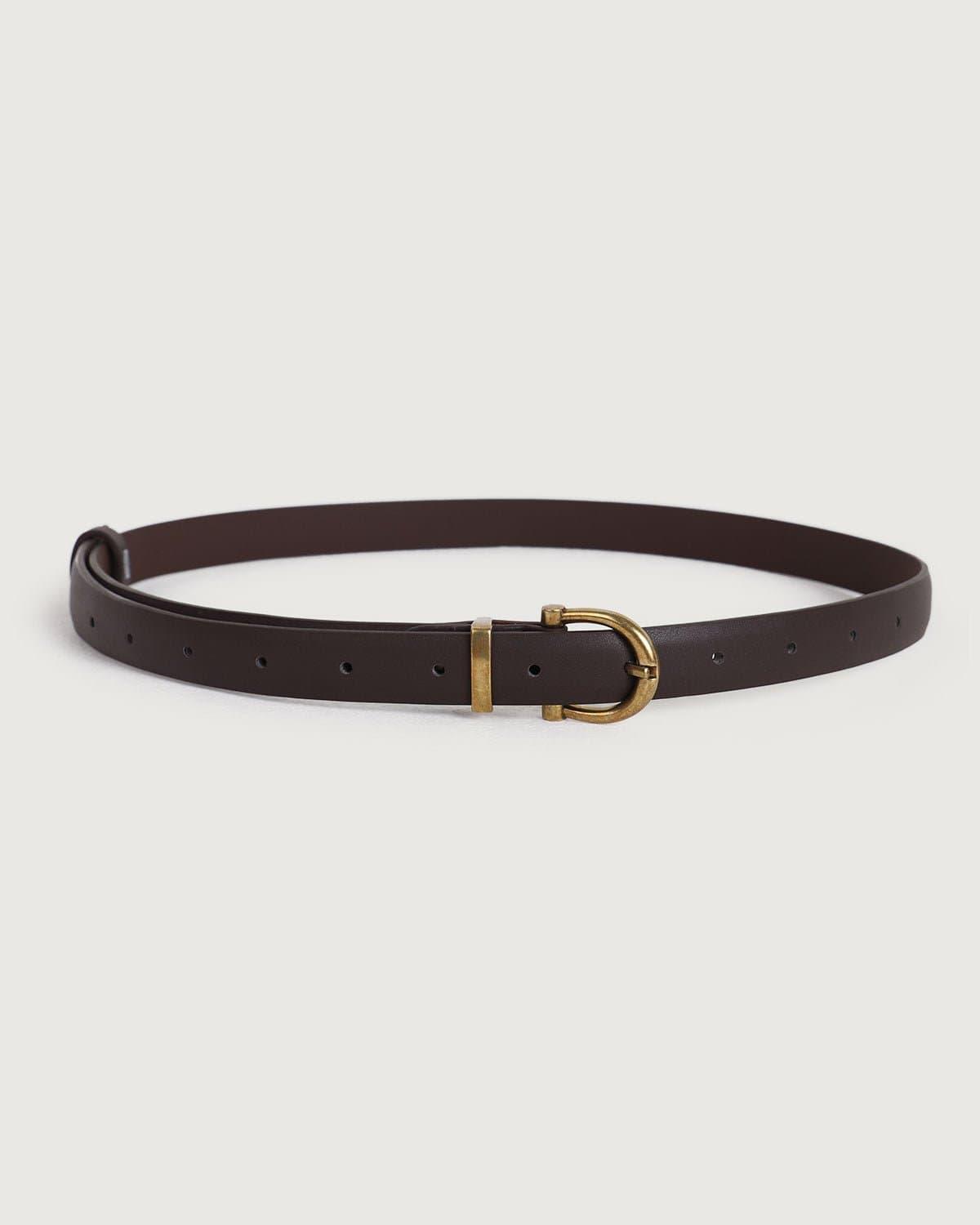 The Horseshoe Gold Buckle Belt Product Image