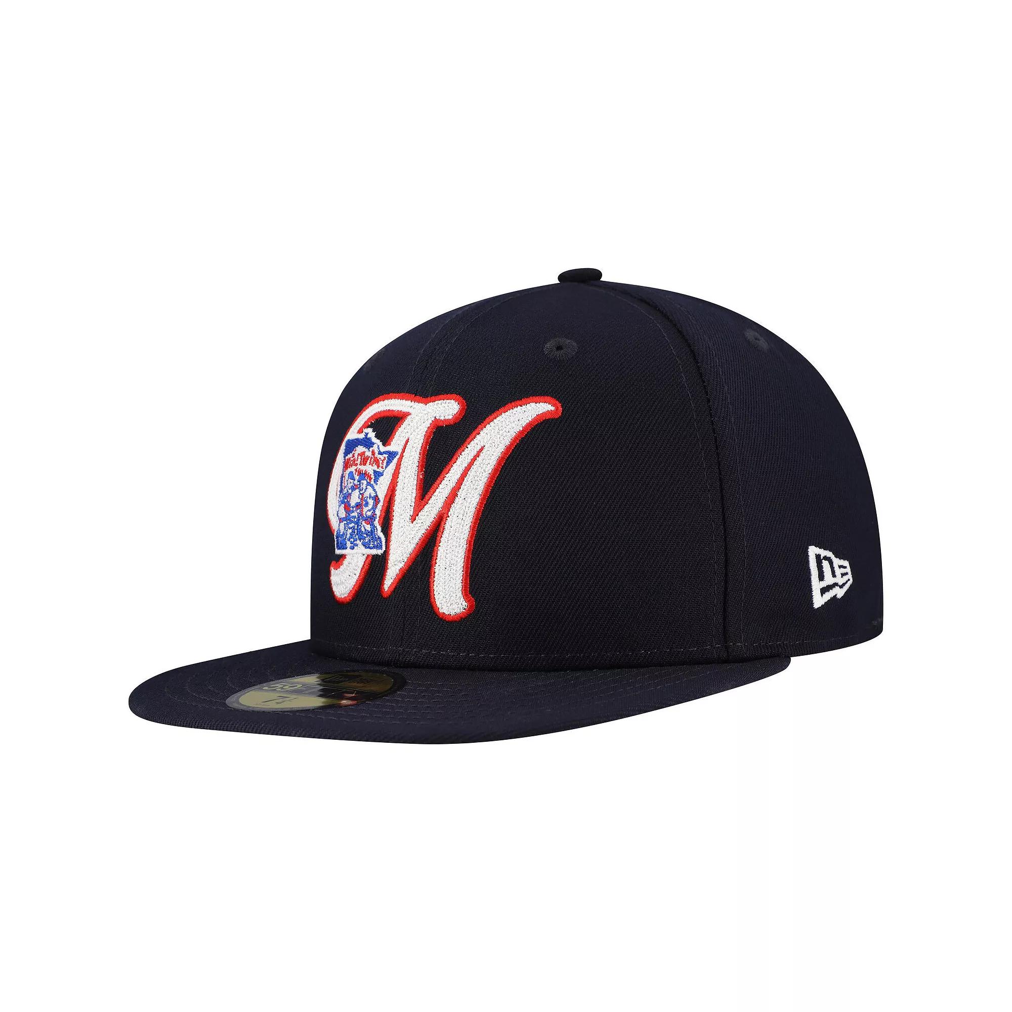 Men's New Era Navy Minnesota Twins Duo Logo 2.0 59FIFTY Fitted Hat,  Product Image