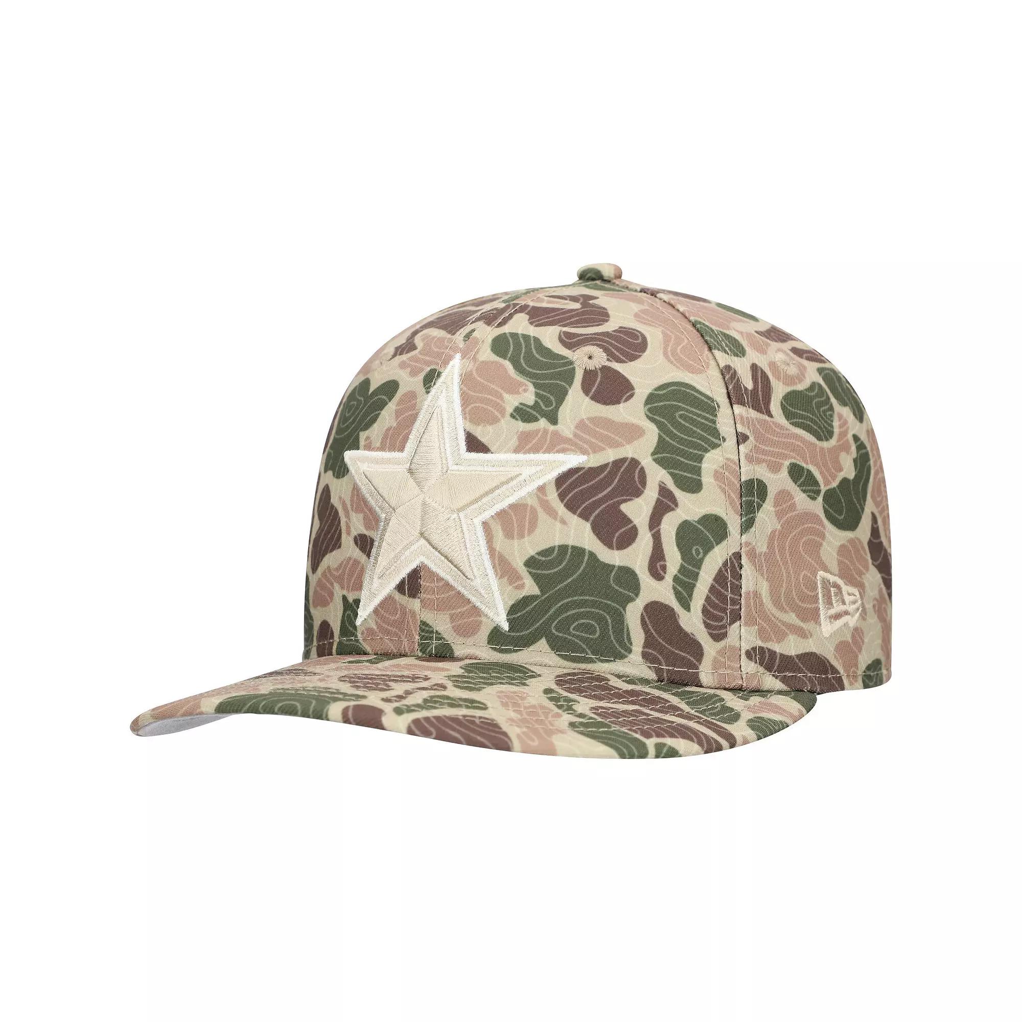 Men's New Era  Dallas Cowboys Geo Camo 59FIFTY Fitted Hat, Size: 7 5/8, Green Product Image